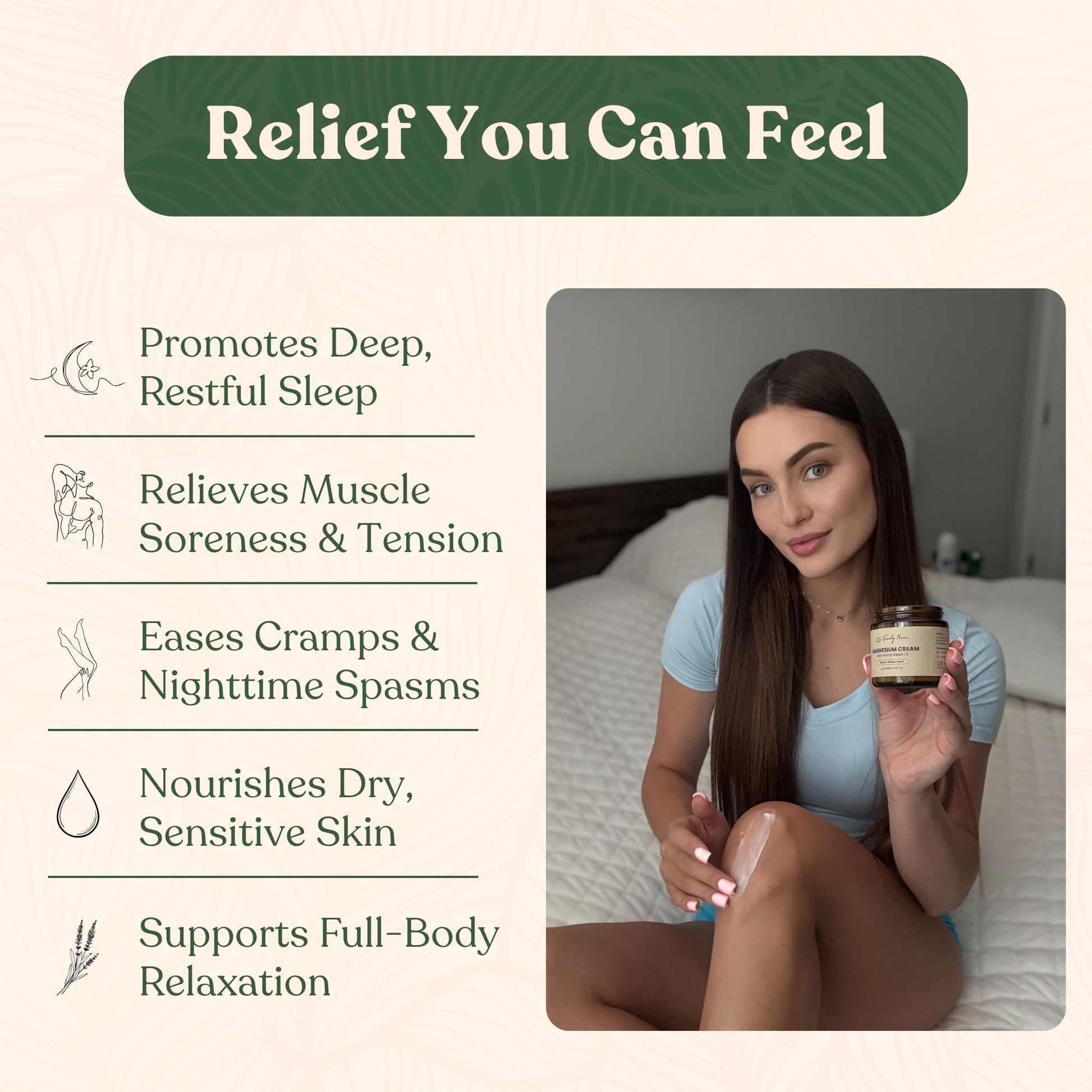 Remedy Mama Magnesium Cream for Sleep, Cramps & Muscle Soreness – with Hemp Seed Oil, Jojoba, Shea & Mango Butter – Natural, Skin-Friendly & Safe for Kids – Lavender – 4oz Glass Jar – Made in Canada Remedy Mama buy supplements canada