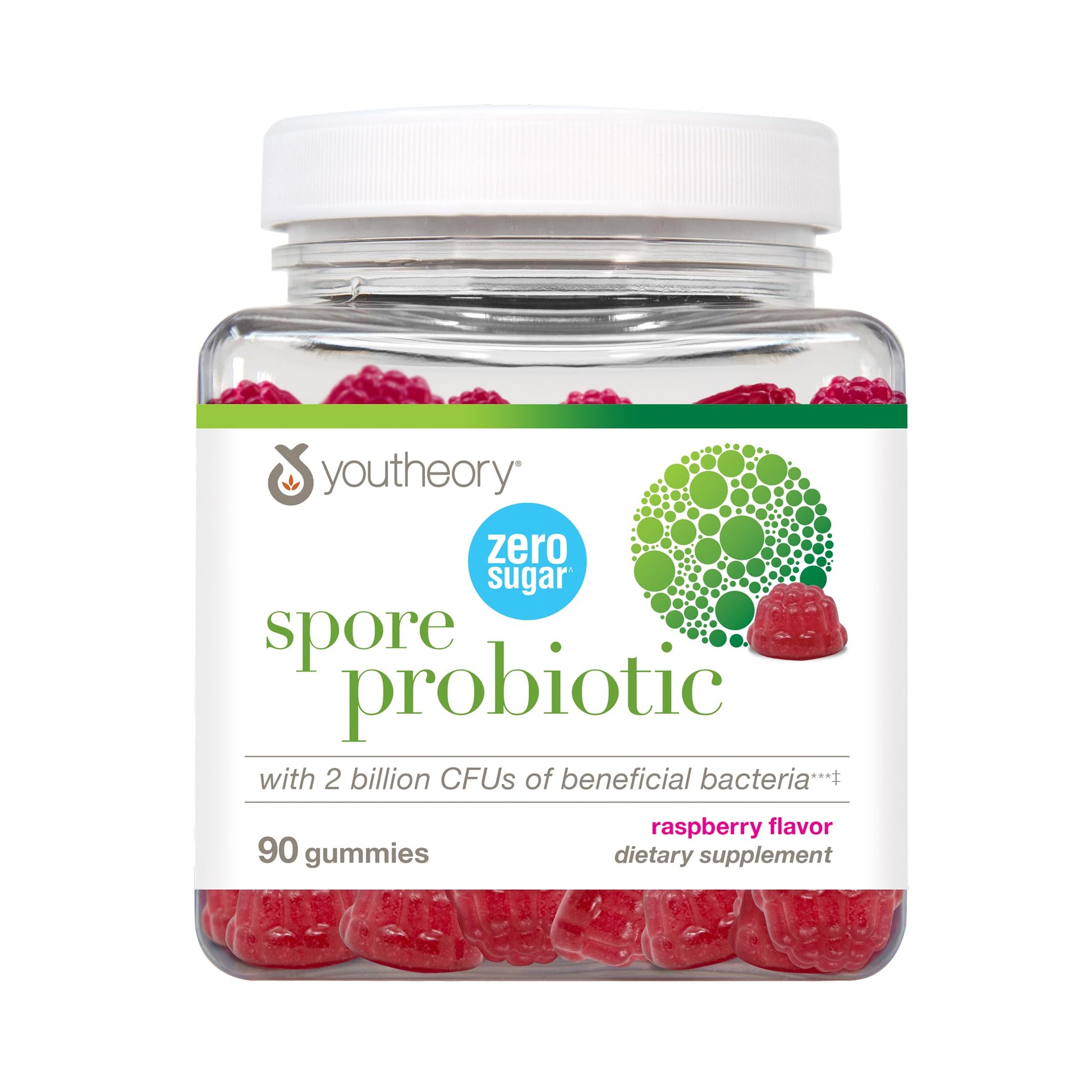 Youtheory Spore Probiotic Zero Sugar Gummy 90ct Youtheory buy supplements canada