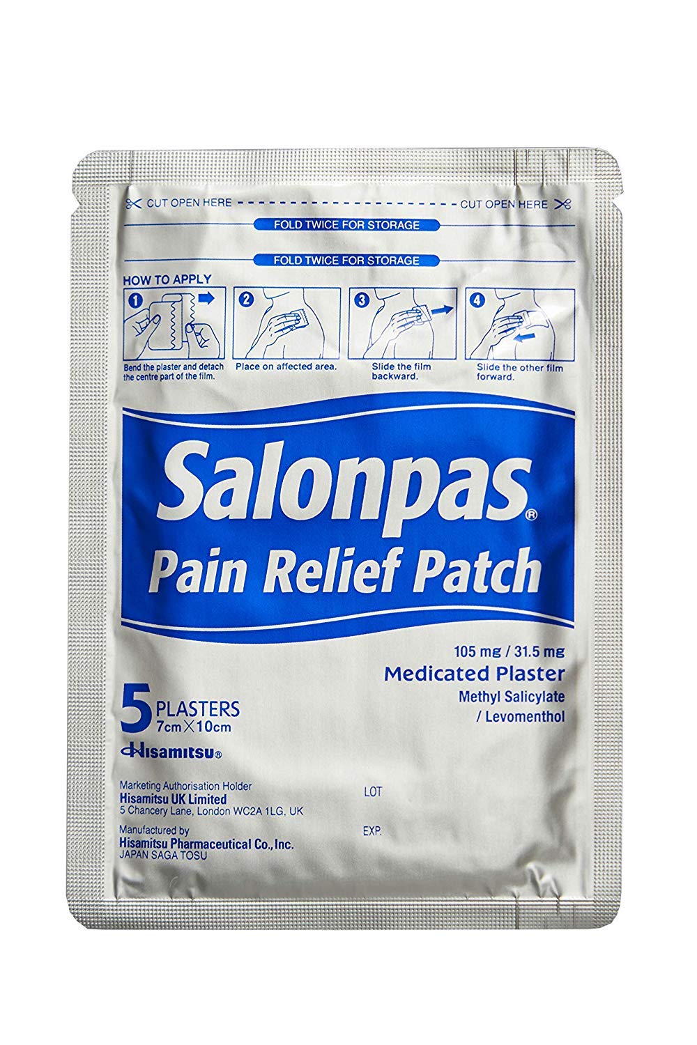 Salonpas Pain Relief Patches 5 Each Salonpas buy supplements canada