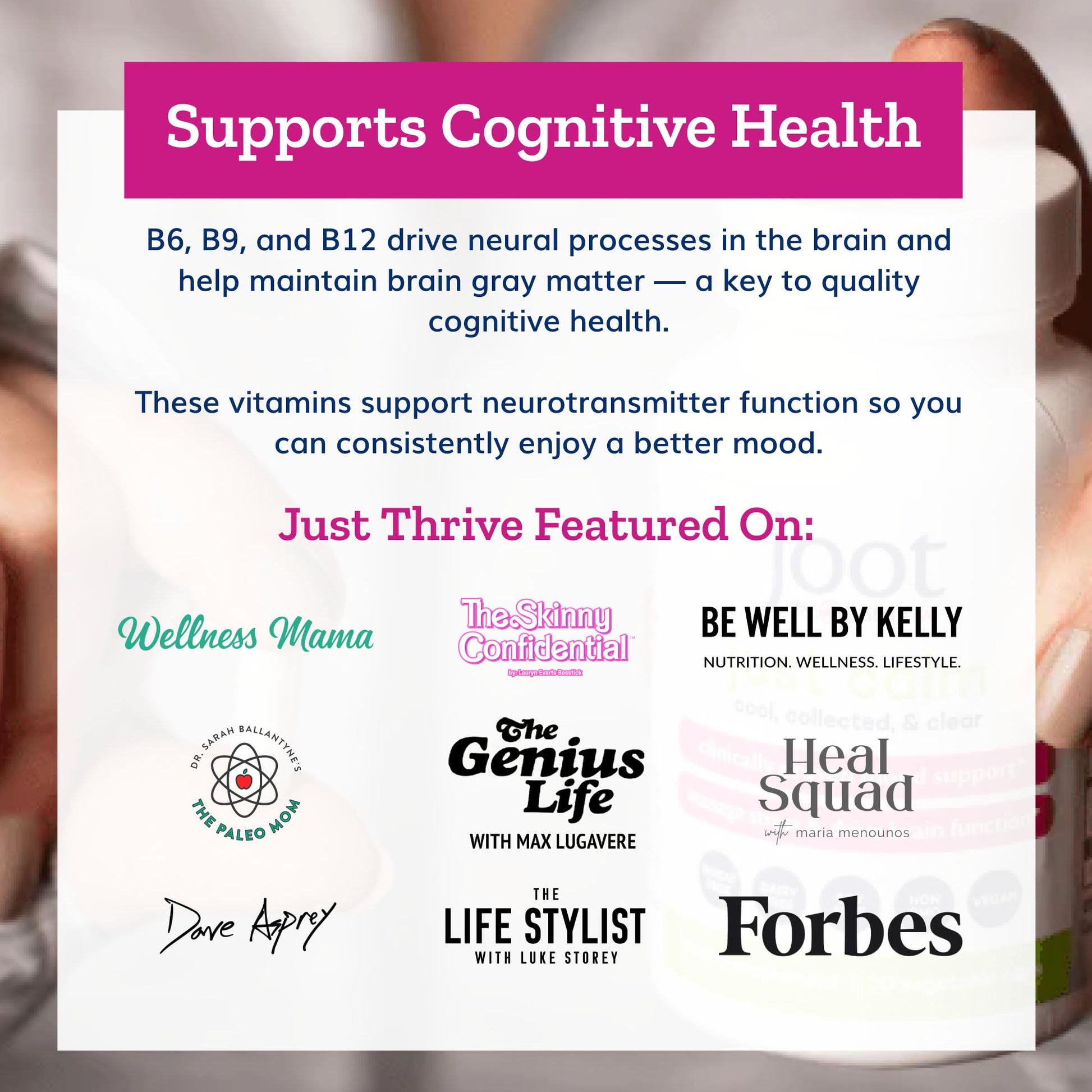 Just Thrive - Just Calm - Cortisol Manager - Calming, Memory, and Mood Support Supplement - Vegan, 30 Calm Capsules Just Thrive buy supplements canada