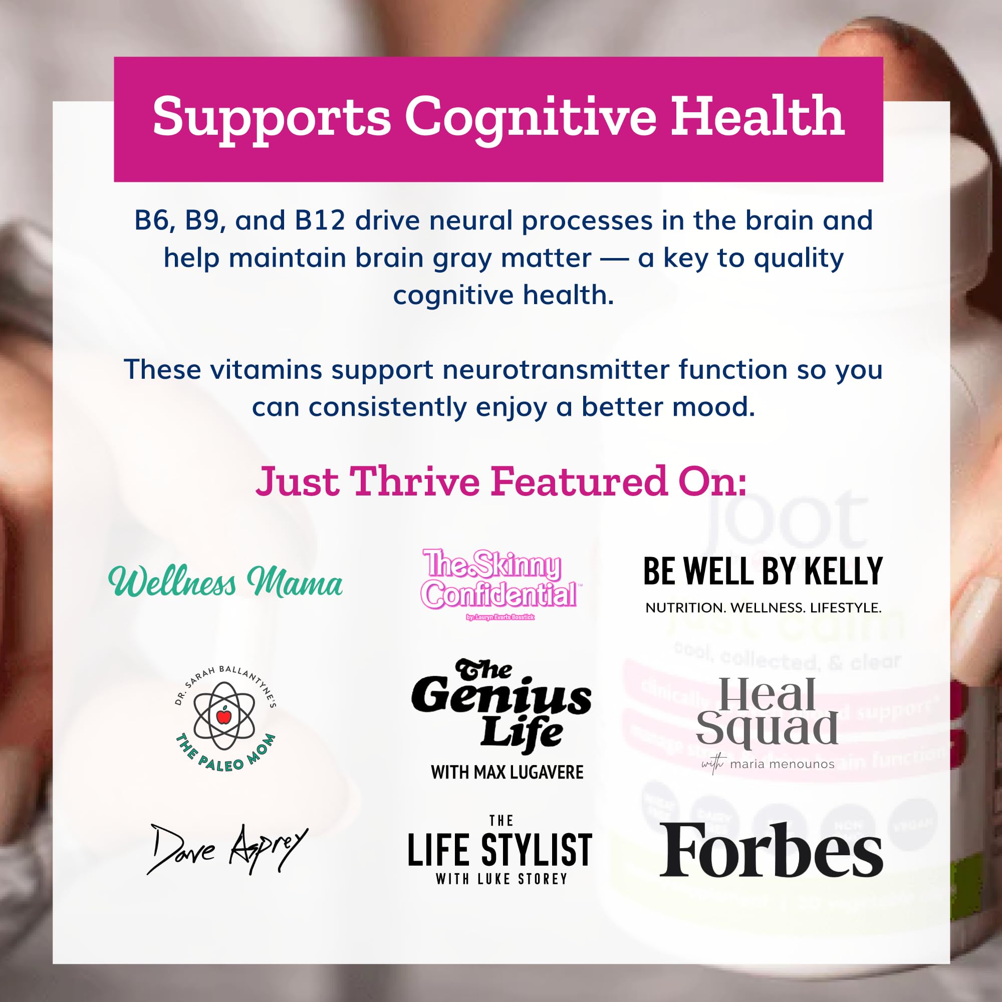 Just Thrive - Just Calm - Cortisol Manager - Calming, Memory, and Mood Support Supplement - Vegan, 30 Calm Capsules Just Thrive buy supplements canada