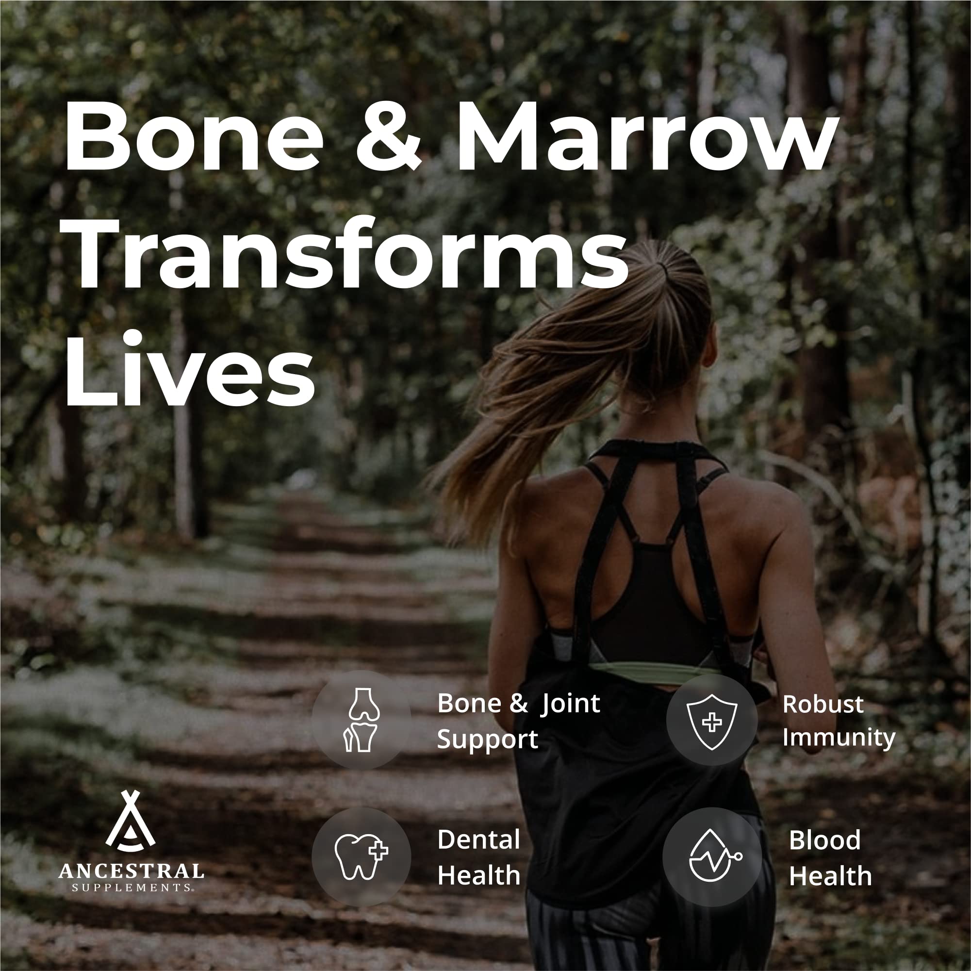 Ancestral Supplements Grass Fed Beef Bone and Marrow Supplement, Bone, Skin, Oral Health, and Joint Care Supplements Promote Whole Ancestral Supplements buy supplements canada