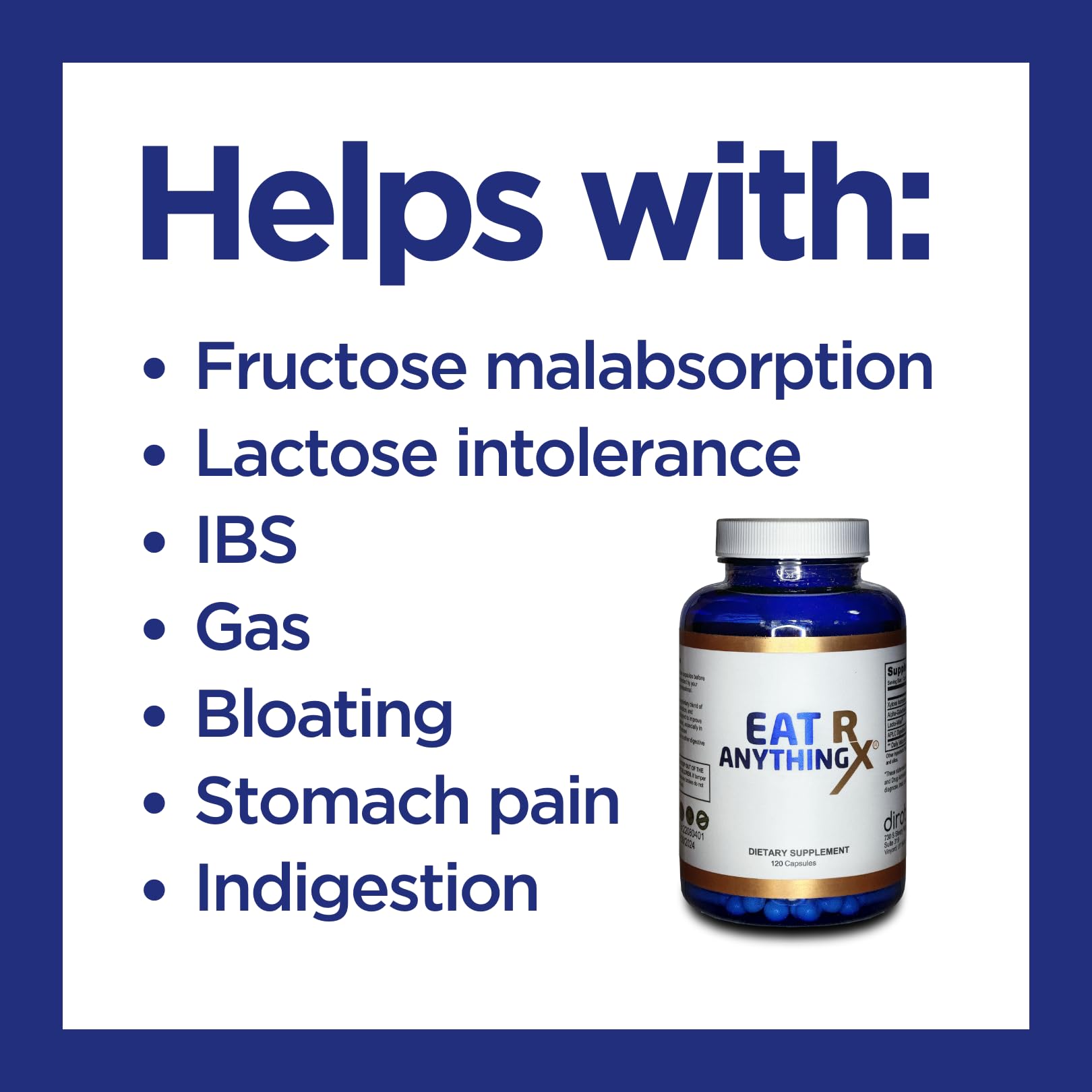 Dirobi Eat Anything Rx Xylose Isomerase Supplement, Digestive Enzymes for Fructose Dirobi buy supplements canada