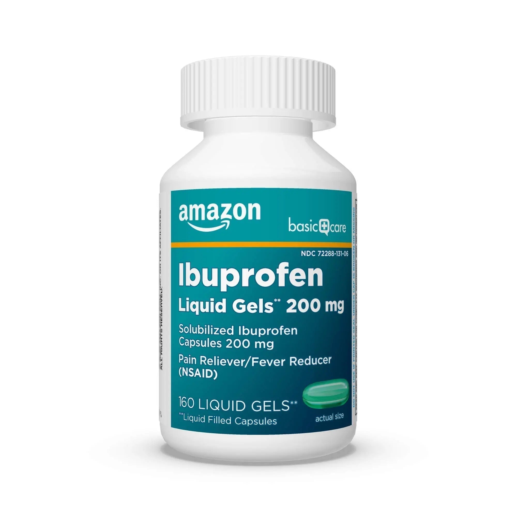 Basic Care Ibuprofen Liquid Gels, 160 Count Amazon Basic Care buy supplements canada