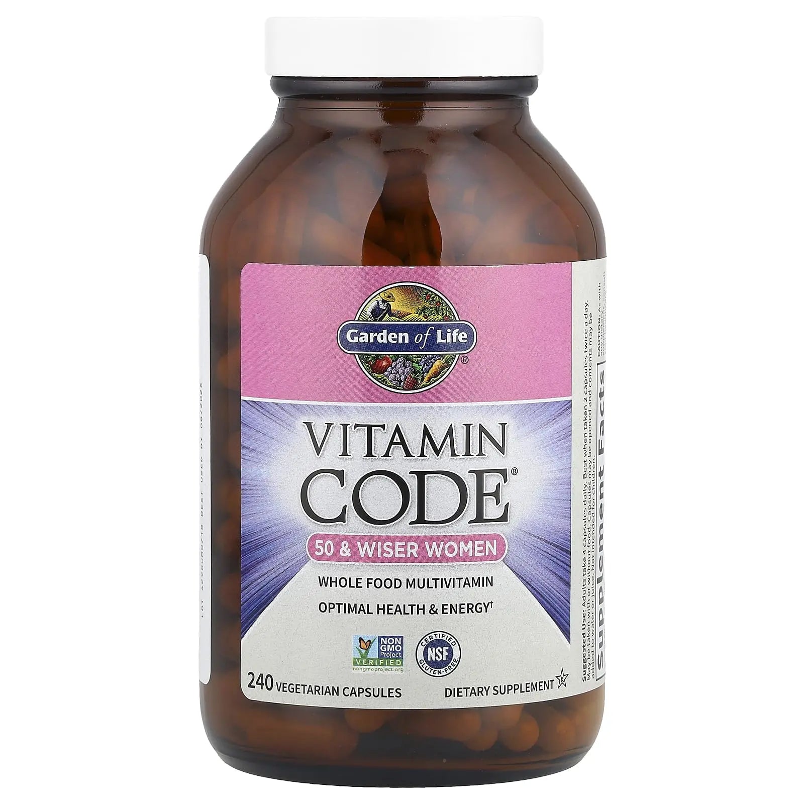 Garden of Life Vitamin Code Multivitamin for Women 50 & Over, B Vitamins, A, C, D3, E & K, CoQ10, Probiotics & Enzymes Garden of Life buy supplements canada