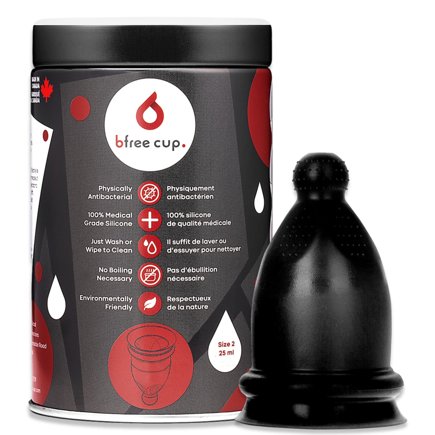 Bfree Menstrual Cup - Reusable Period Cup Leak-Free Eco-Friendly Tampon/Pad Alternative Bfree Cup buy supplements canada