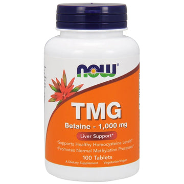 NOW TMG 1000mg, 100 Count (Pack of 2) NOW Foods buy supplements canada