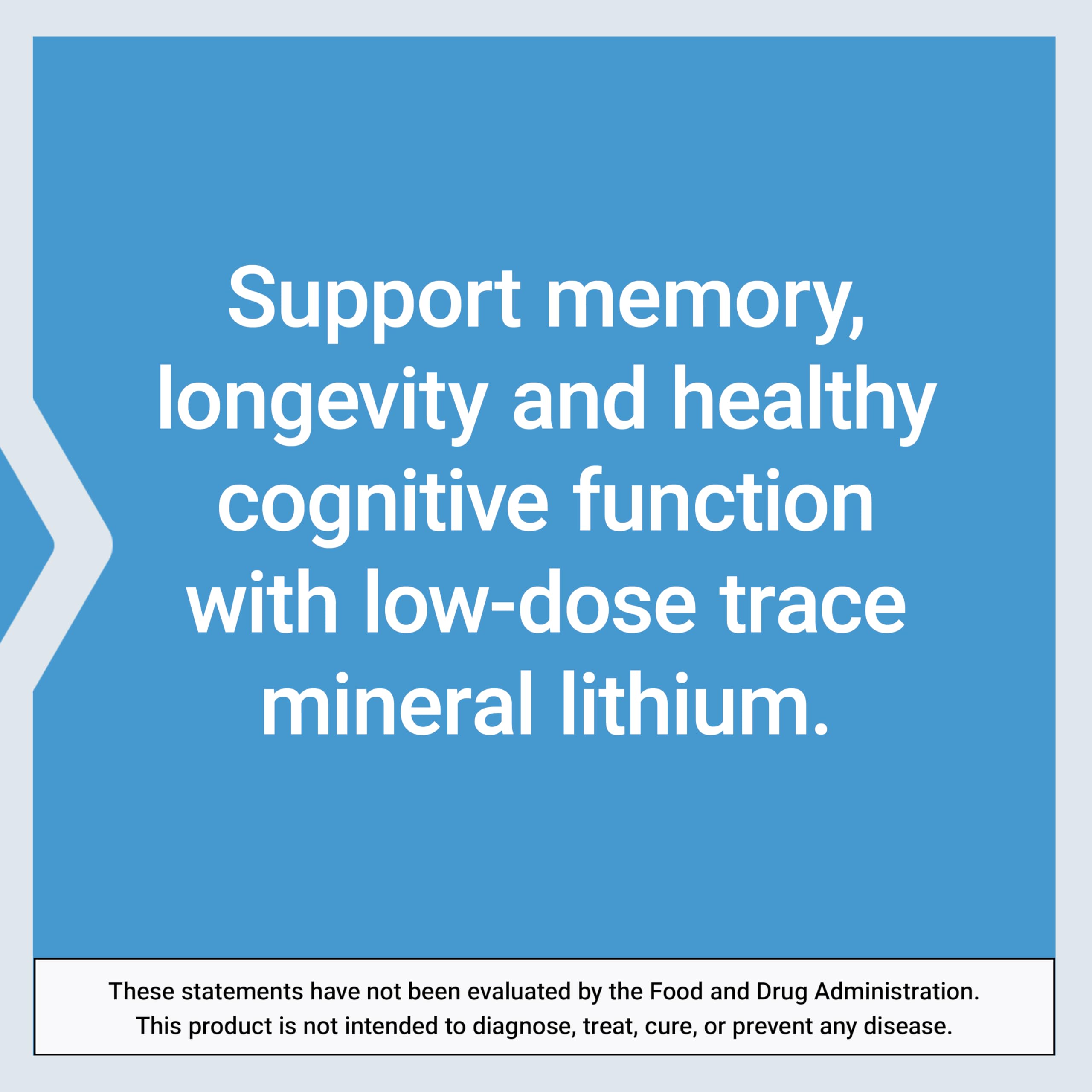 Life Extension Lithium, 1000 mcg – Lithium Orotate – Helps Maintain Cognitive Function & Memory – Low-Dose Formula – Non-GMO, Gluten-Free, Life Extension buy supplements canada