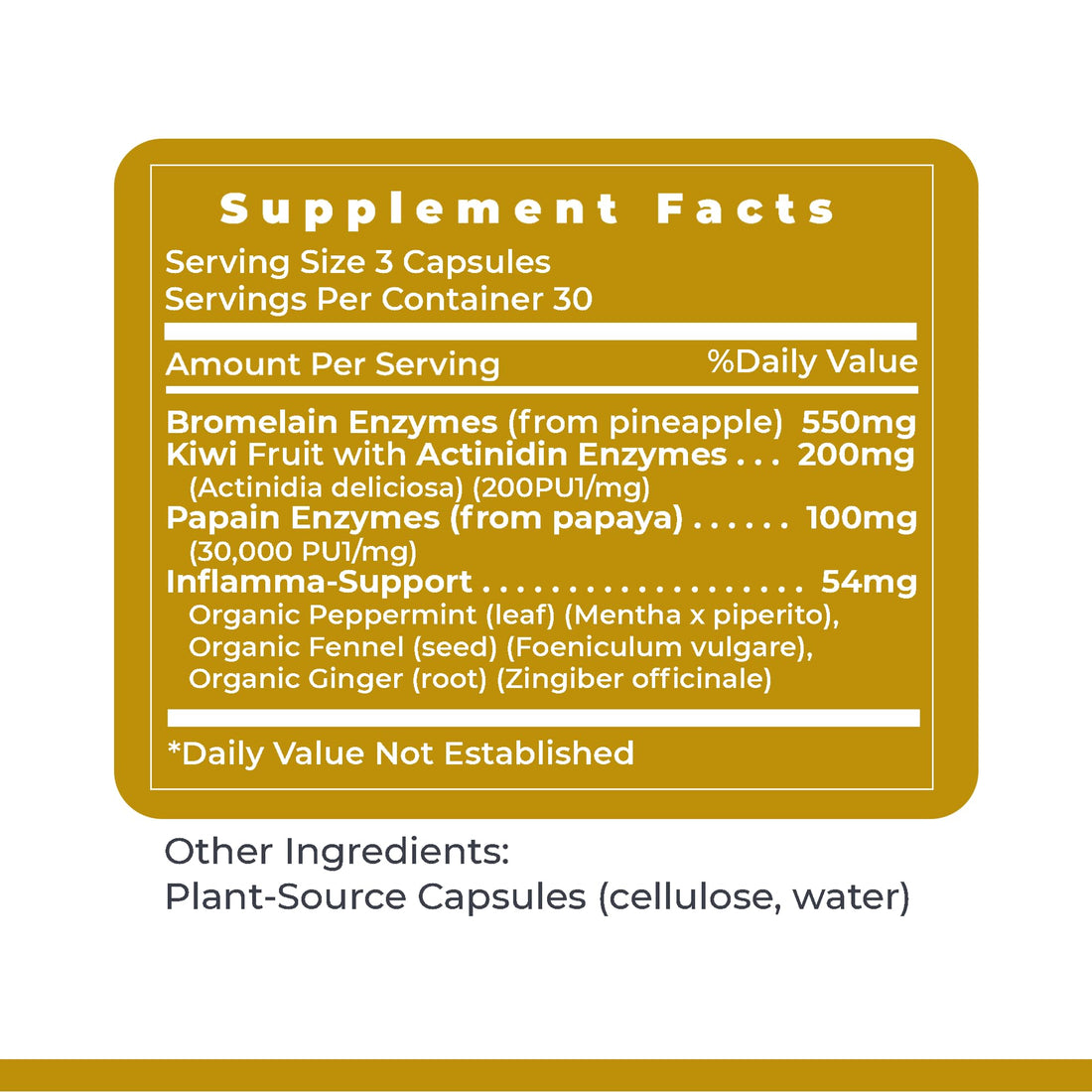 Premier Research Labs Inflammacidin - Digestive Enzymes, Papain from Papaya, and Bromelain Enzymes for Digestion, Plant Enzymes for Women & Men, Vegan Friendly - 90 Vegetarian Capsules Premier Research Labs buy supplements canada