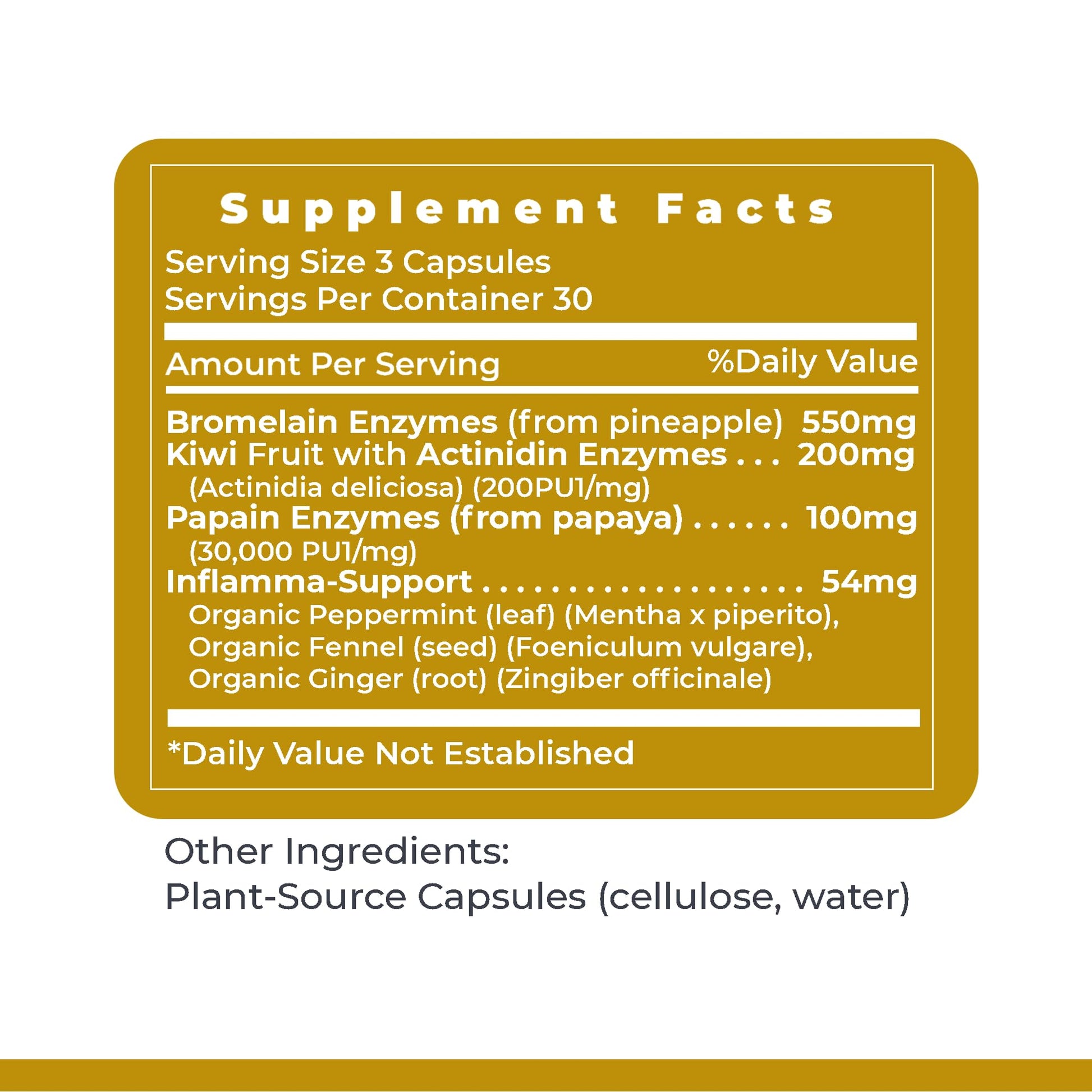 Premier Research Labs Inflammacidin - Digestive Enzymes, Papain from Papaya, and Bromelain Enzymes for Digestion, Plant Enzymes for Women & Men, Vegan Friendly - 90 Vegetarian Capsules Premier Research Labs buy supplements canada