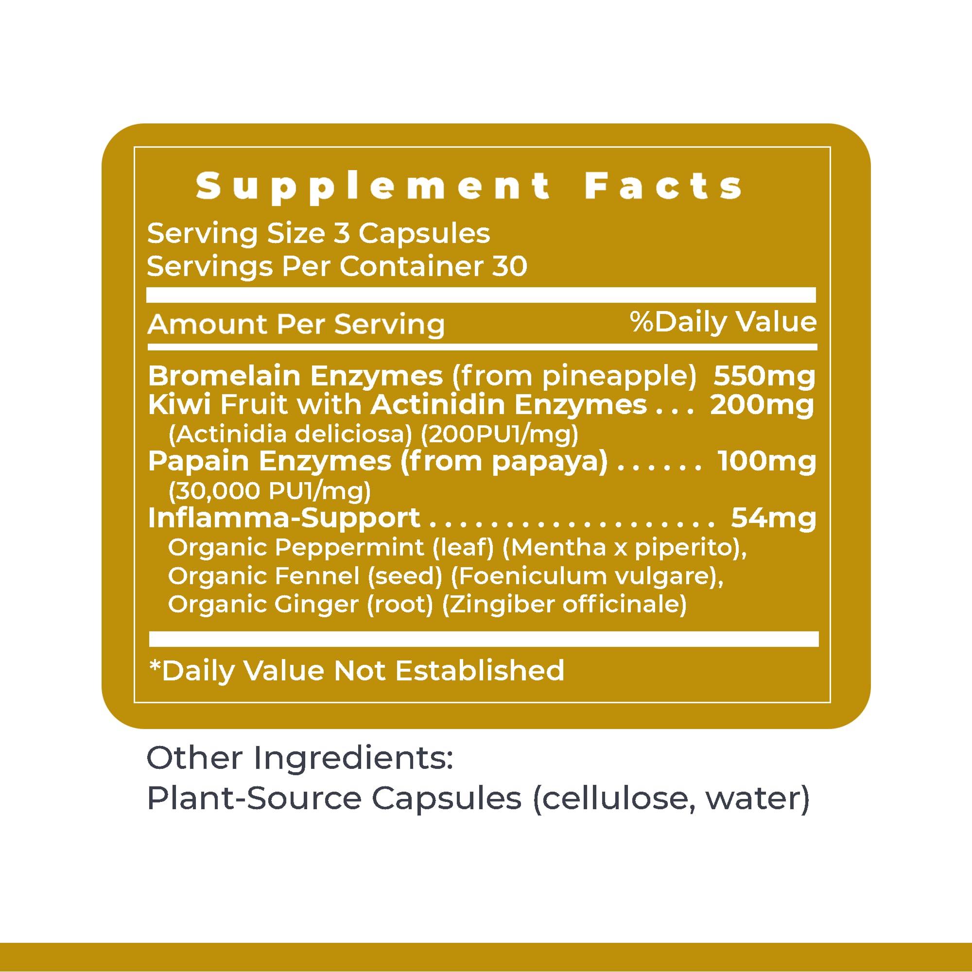 Premier Research Labs Inflammacidin - Digestive Enzymes, Papain from Papaya, and Bromelain Enzymes for Digestion, Plant Enzymes for Women & Men, Vegan Friendly - 90 Vegetarian Capsules Premier Research Labs buy supplements canada
