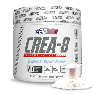 EHP Labs CREA-8 Micronized Creatine Monohydrate Powder - Unflavored Creatine Powder for Muscle Growth, Increased Strength, Enhanced Energy Output EHP Labs buy supplements canada
