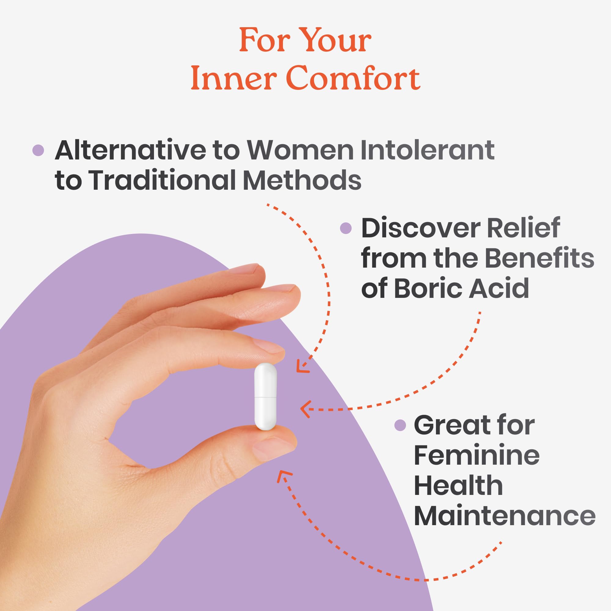 NewLife Naturals Boric Acid Suppositories for Women - 600mg | pH Balance Pills | Feminine Care | 2 Pack (60 Capsules) | Made in USA NewLife Naturals buy supplements canada