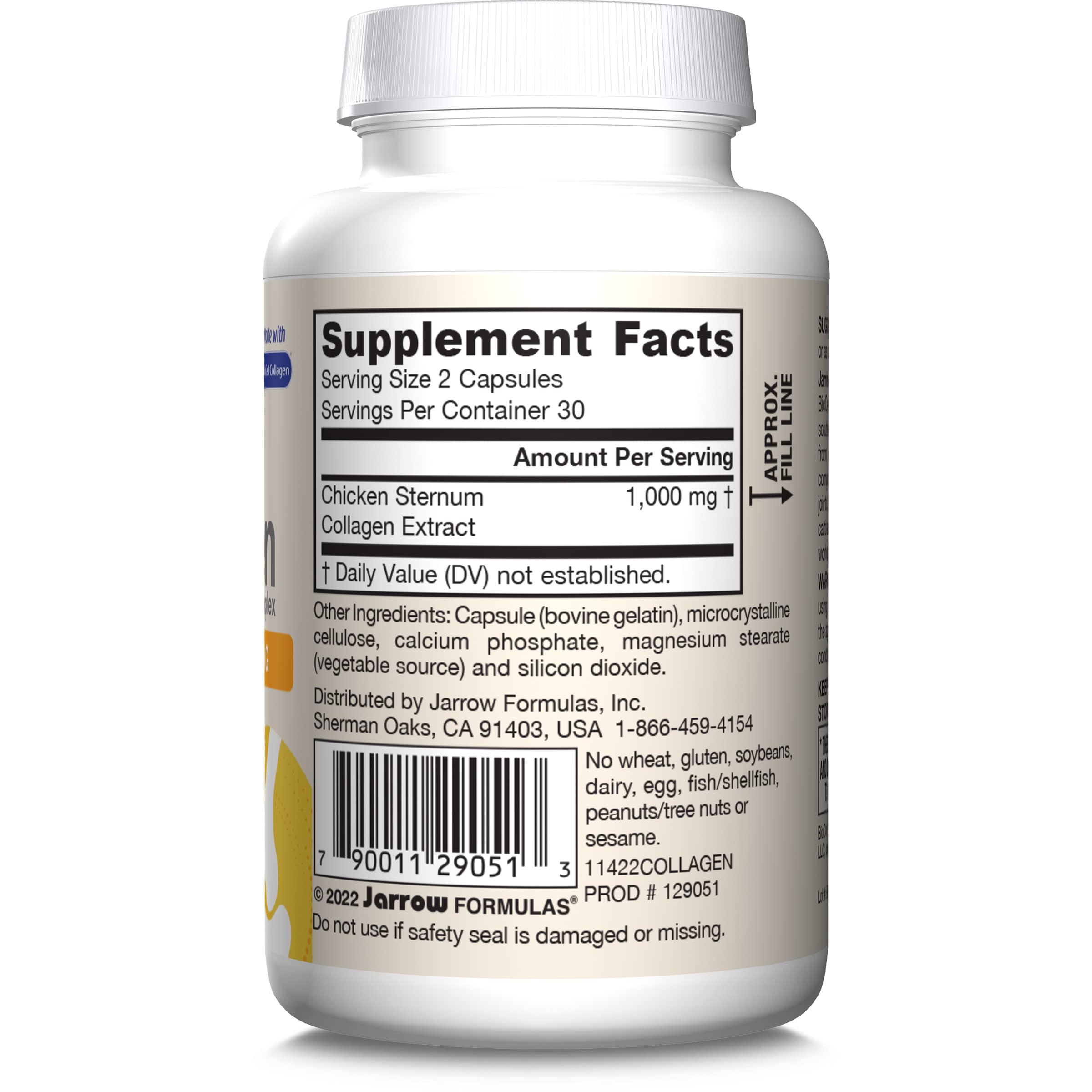 Jarrow Formulas® Type II Collagen Complex 1000 mg Supplements, Supports Skin and Joint Health, 60 Capsules, 30 Day Supply Jarrow Formulas buy supplements canada