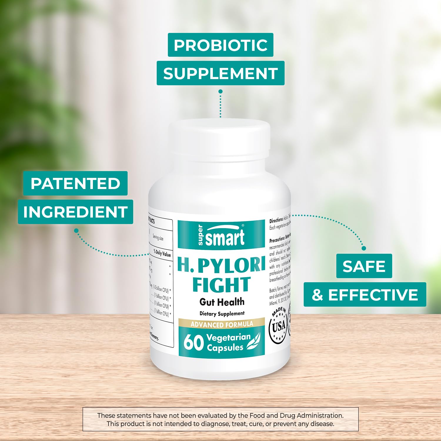 Supersmart - H. Pylori Fight Advanced Formula (Mastic Gum, Probiotics & Prebiotic) Supersmart buy supplements canada