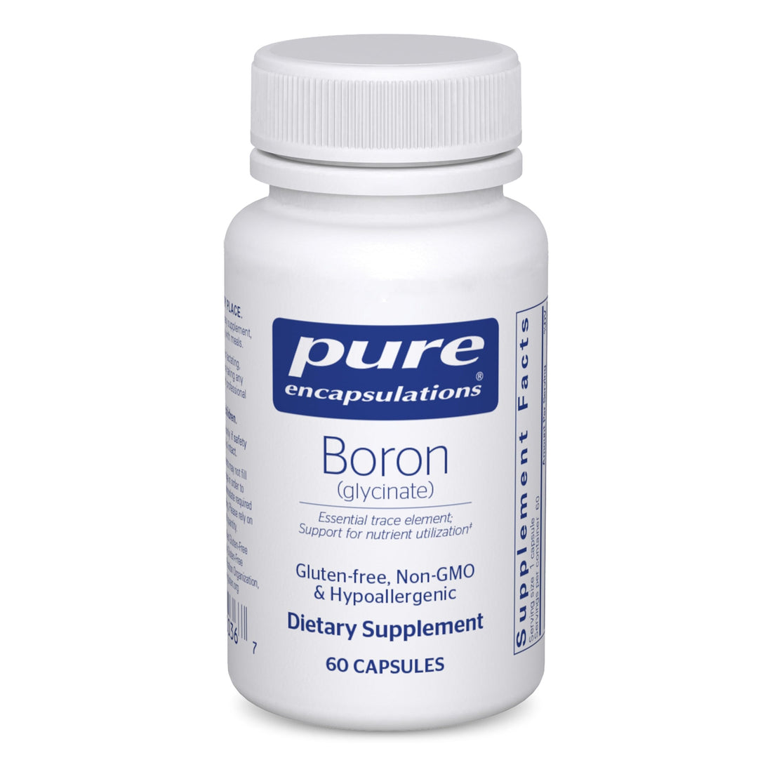Pure Encapsulations Boron (Glycinate) | Supplement for Hormone Balance, Bone Strength and Health, Connective Tissue, and Nutrient Metabolism* | 60 Capsules Pure Encapsulations buy supplements canada