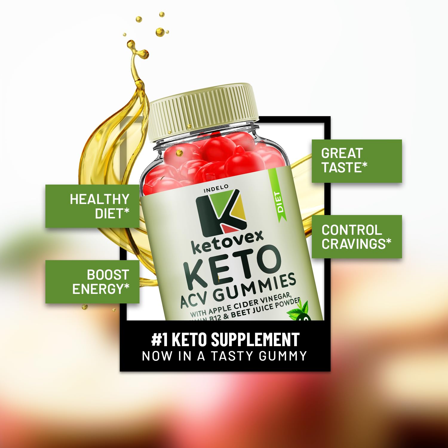 (3 Pack) Ketovex Keto BHB Gummies Advanced Formula, Ketovex BHB Weight Management ACV Gummies Reviews, Ketovex ACV Keto Vex BHB Gummy Gomitas Ketosis, Ketovex Gummies, B12 (180 Gummies) Indelo buy supplements canada