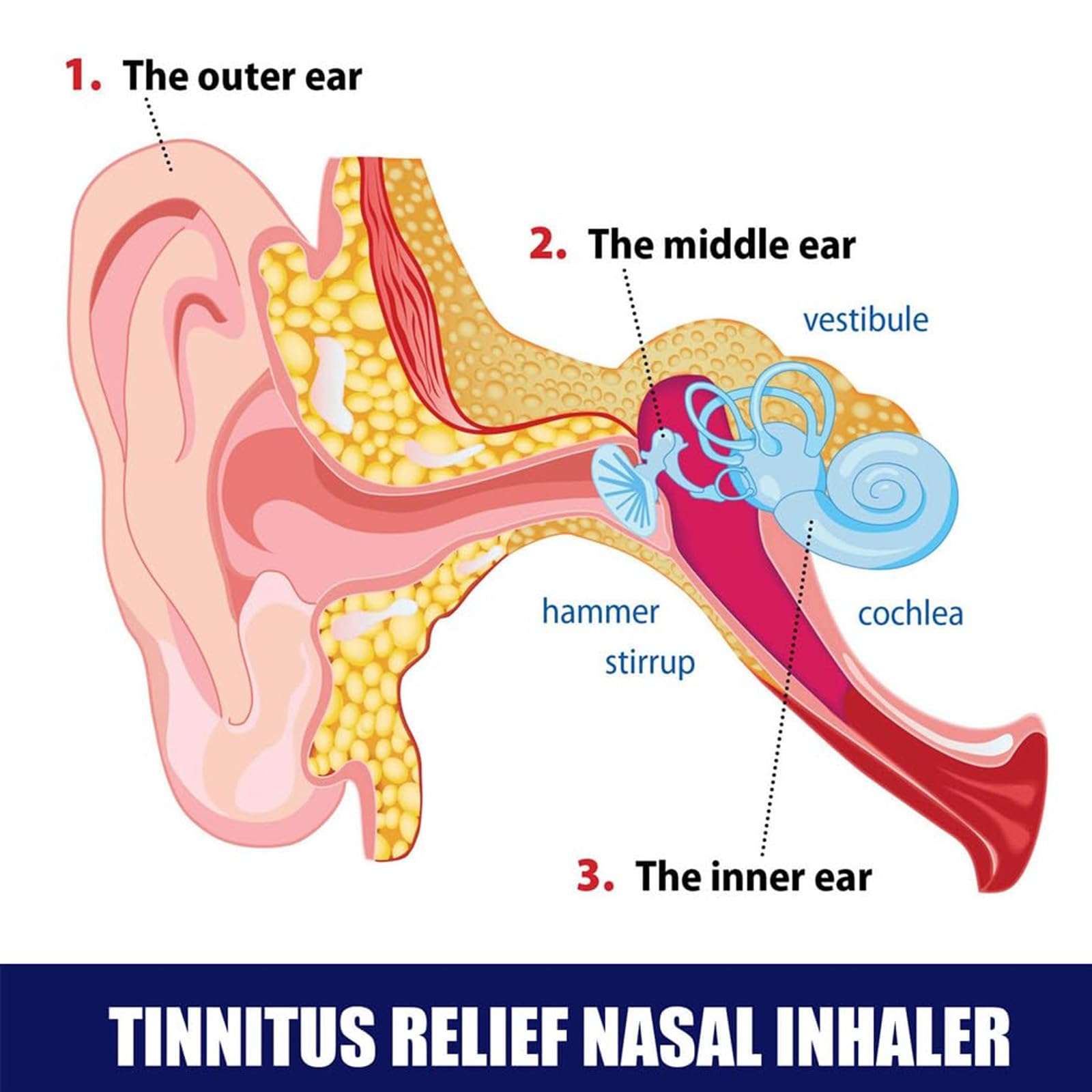 3/5/8PCS Echo Ease Tinnitus Inhaler, Tinnitus Relief for Ringing Ears Device, Auricalm Tinnitus Dailebao buy supplements canada