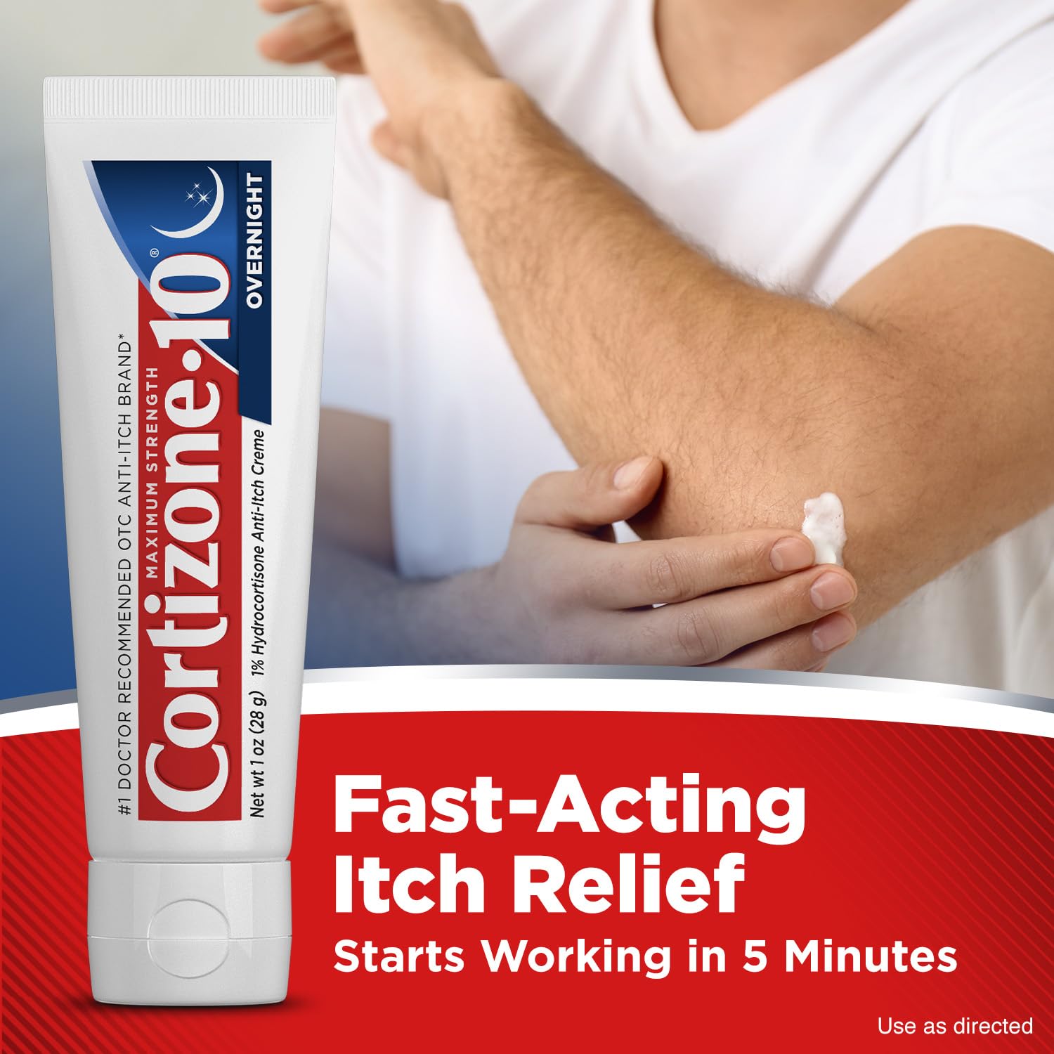 Cortizone-10 Maximum Strength Overnight Itch Relief Cream, 1% Hydrocortisone, Fast-Acting, Lavender Scented Anti-Itch Cream for Bug Bites, Rash, Eczema, Psoriasis, Poison Ivy, Oak, Sumac, 1 oz Cortizone 10 buy supplements canada