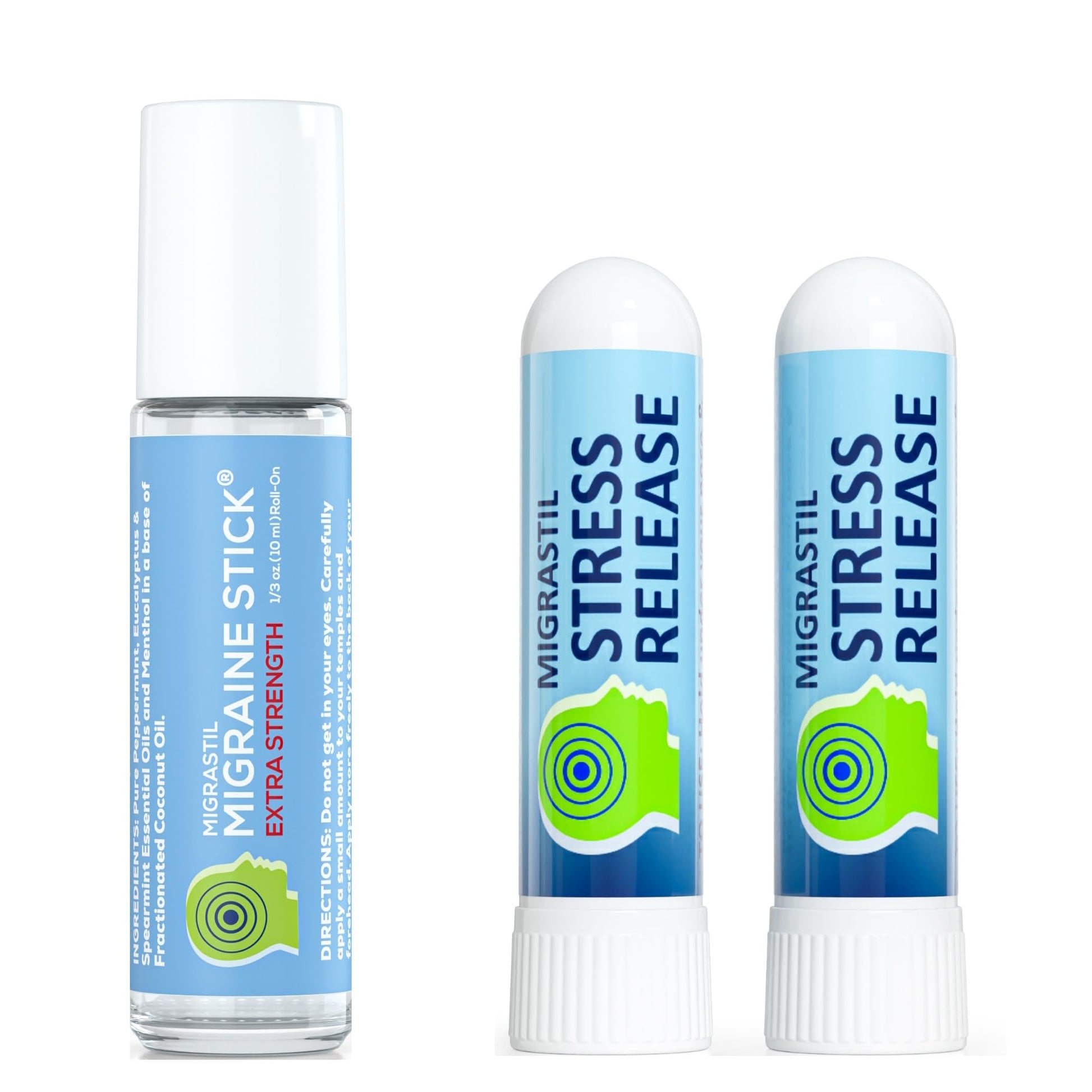 Basic Vigor Migrastil Extra Strength Migraine Stick & Stress Release Inhaler 2-Pack Basic Vigor buy supplements canada
