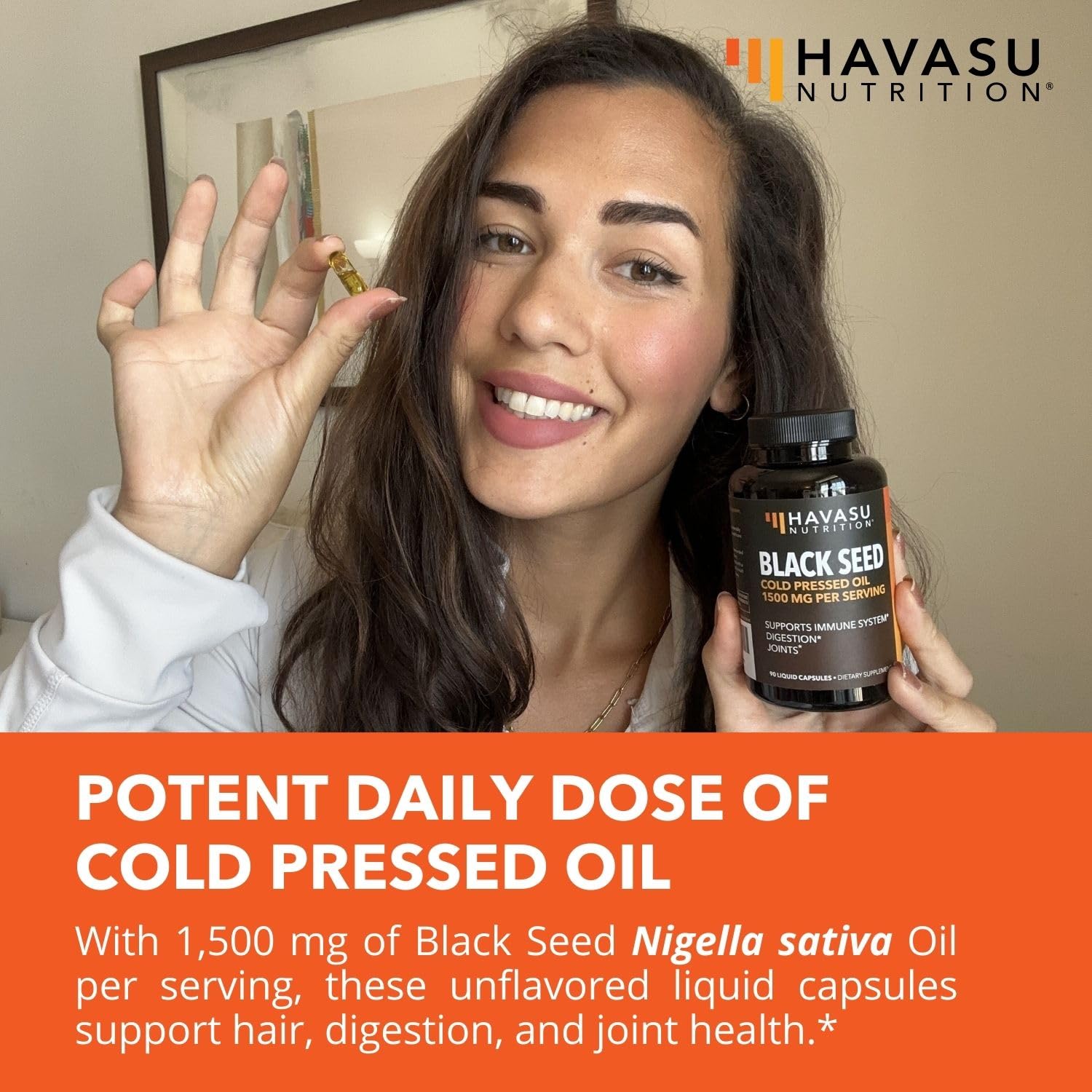 Black Seed Oil Nigella Sativa Cold-Pressed Capsules | 1500mg Black Cumin Seed Oil HAVASU NUTRITION buy supplements canada