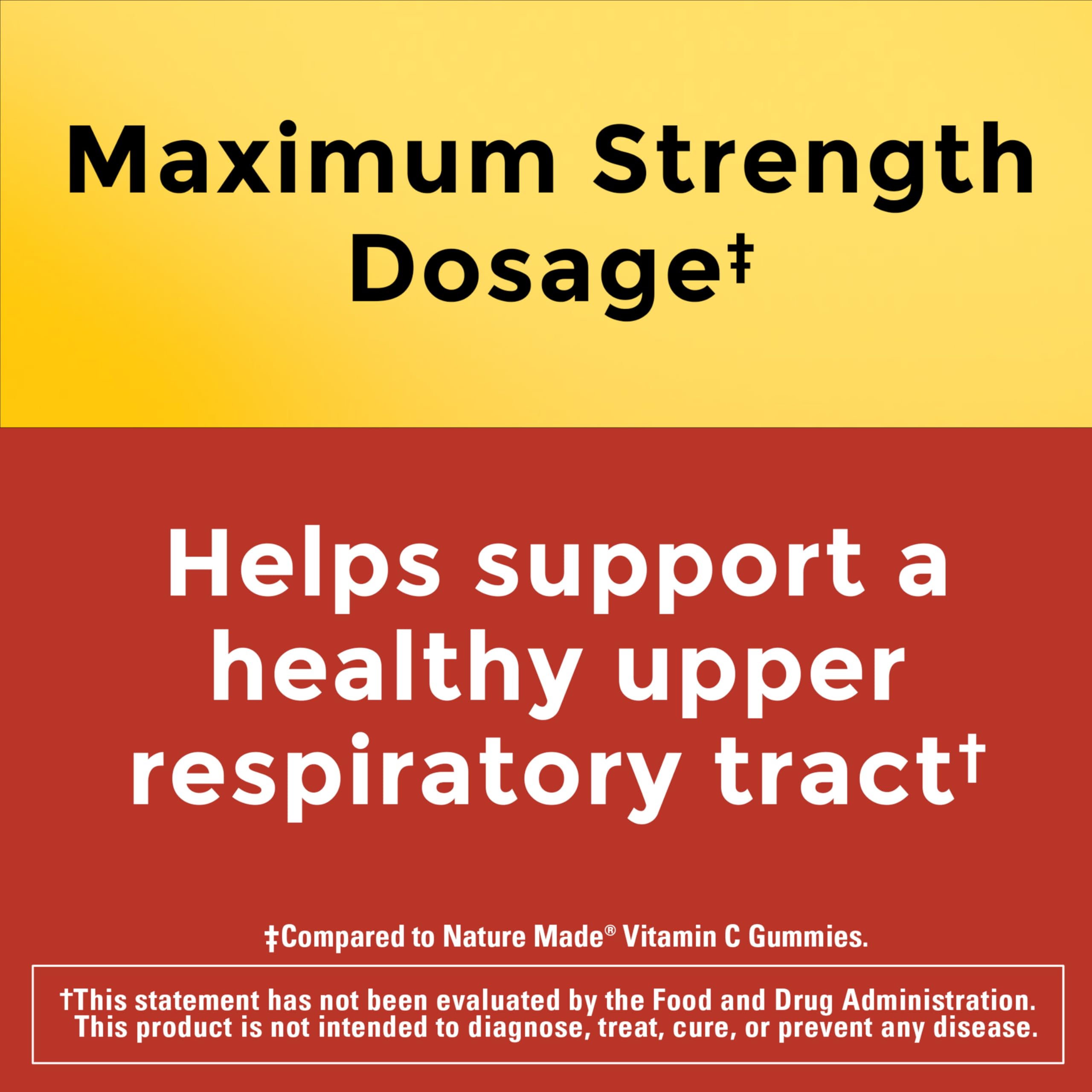Nature Made Maximum Strength Dosage Vitamin C 1000mg per Serving, Immune Support Vitamin C Gummies for Adults, 80 Gummies, 20 Day Supply Nature Made buy supplements canada