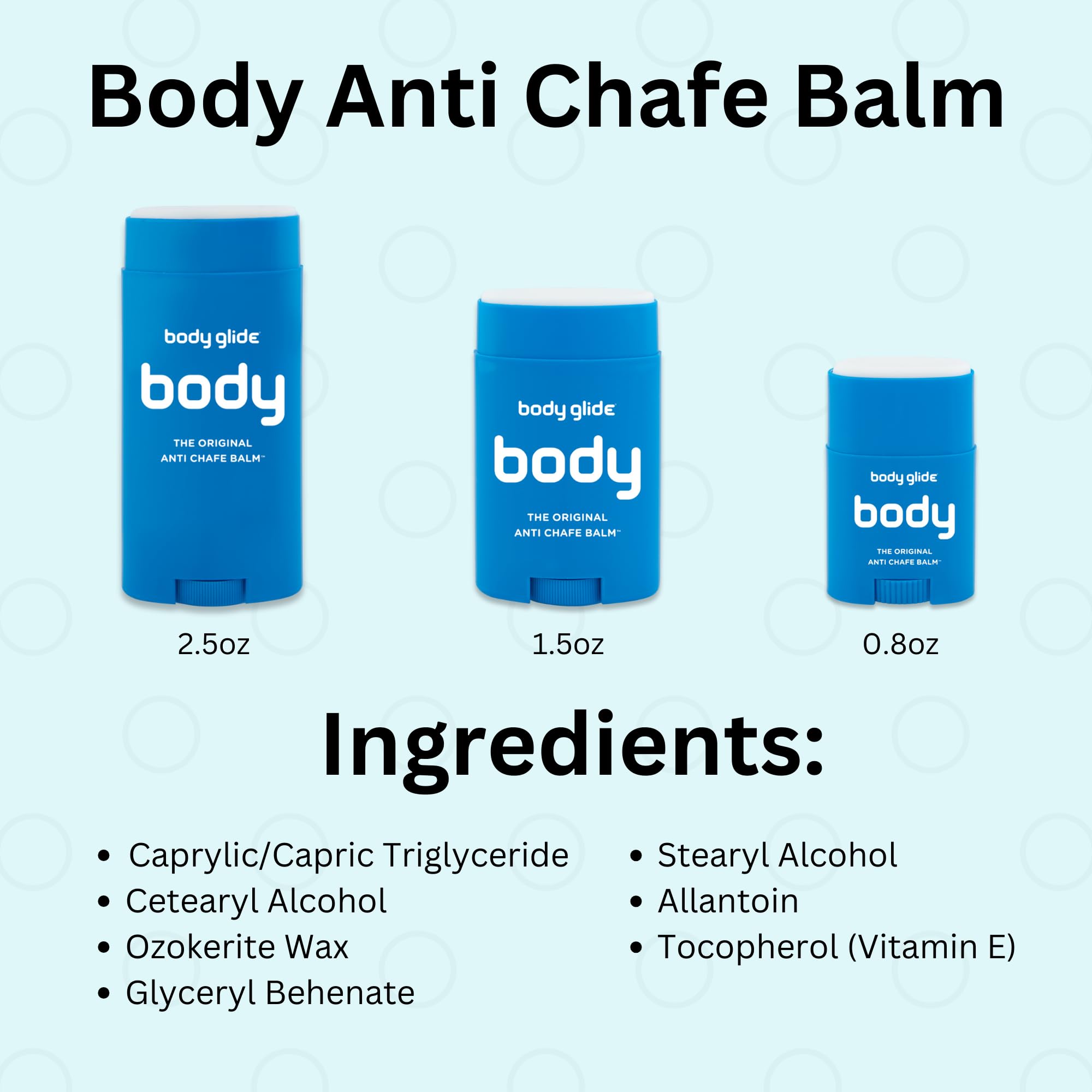 Body Glide Original Anti Chafe Balm | No Chafing Stick | Prevent Arm, Chest, Butt, Thigh, Ball Chafing & Irritation BodyGlide buy supplements canada