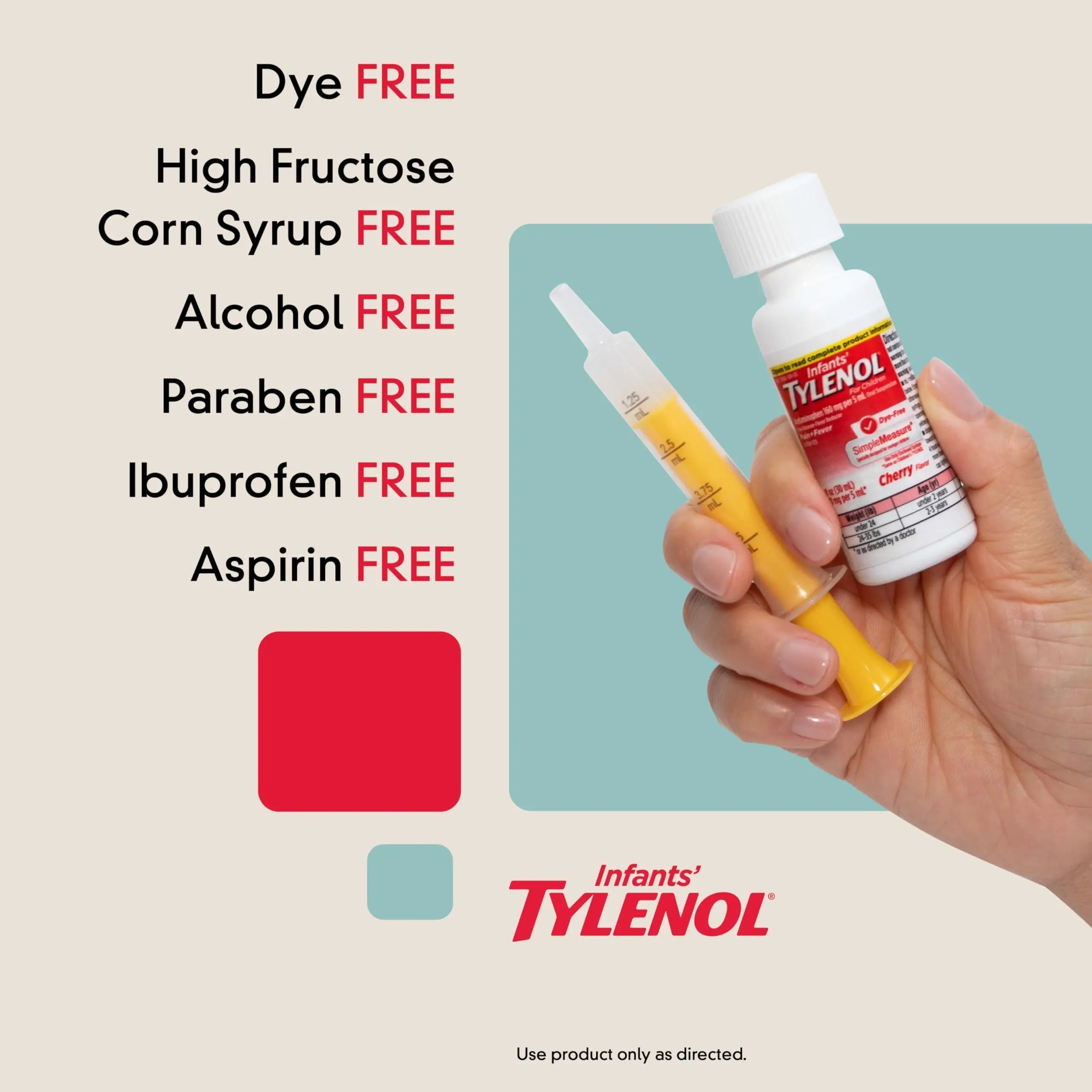 Infants' Tylenol Liquid Pain Reliever and Fever Reducer Medicine, Acetaminophen Oral Suspension for Sore Throat, Headache & Teething, Kids Fever Reducer; Dye-Free Cherry Flavor, 2 fl oz, Pack of 1 Tylenol buy supplements canada