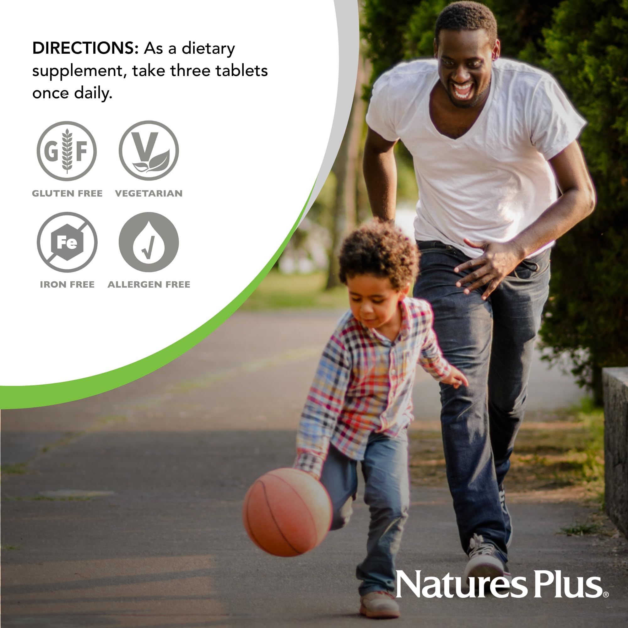 NaturesPlus Source of Life No Iron - 90 Tablets - Multivitamin & Mineral Supplement with Vitamin D3 - Supports Natural Energy & Well-Being - Gluten Free, Vegetarian - 30 Servings NaturesPlus buy supplements canada
