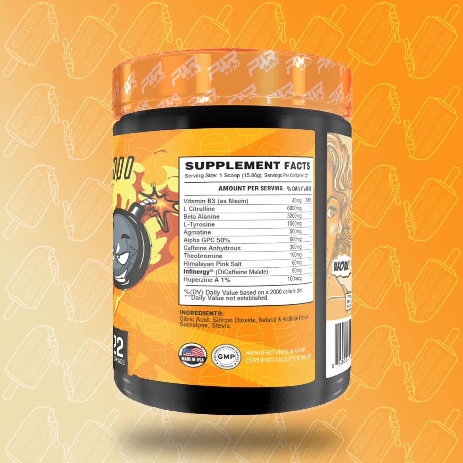 PWR Labz Blast Pre Workout - Pump · Focus · Energy · L-Citrulline, L-Tyrosine, Agmatine PWR Labz LLC buy supplements canada