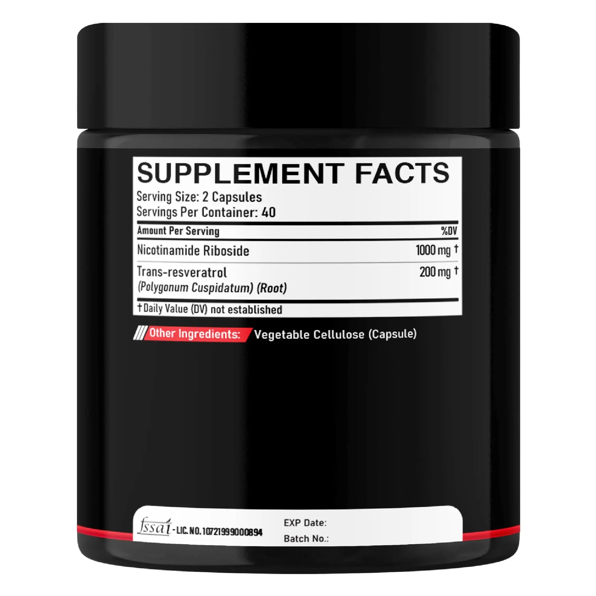 DEDICAD NAD Supplement with Nicotinamide Riboside and Trans Resveratrol - NR for Men & Women - 80 Capsules DEDICAD buy supplements canada