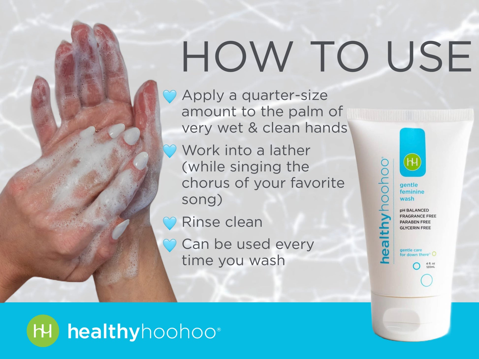 healthy hoohoo Gentle Feminine Wash - Organic Ingredients, pH Balanced, Fragrance Free healthy hoohoo buy supplements canada