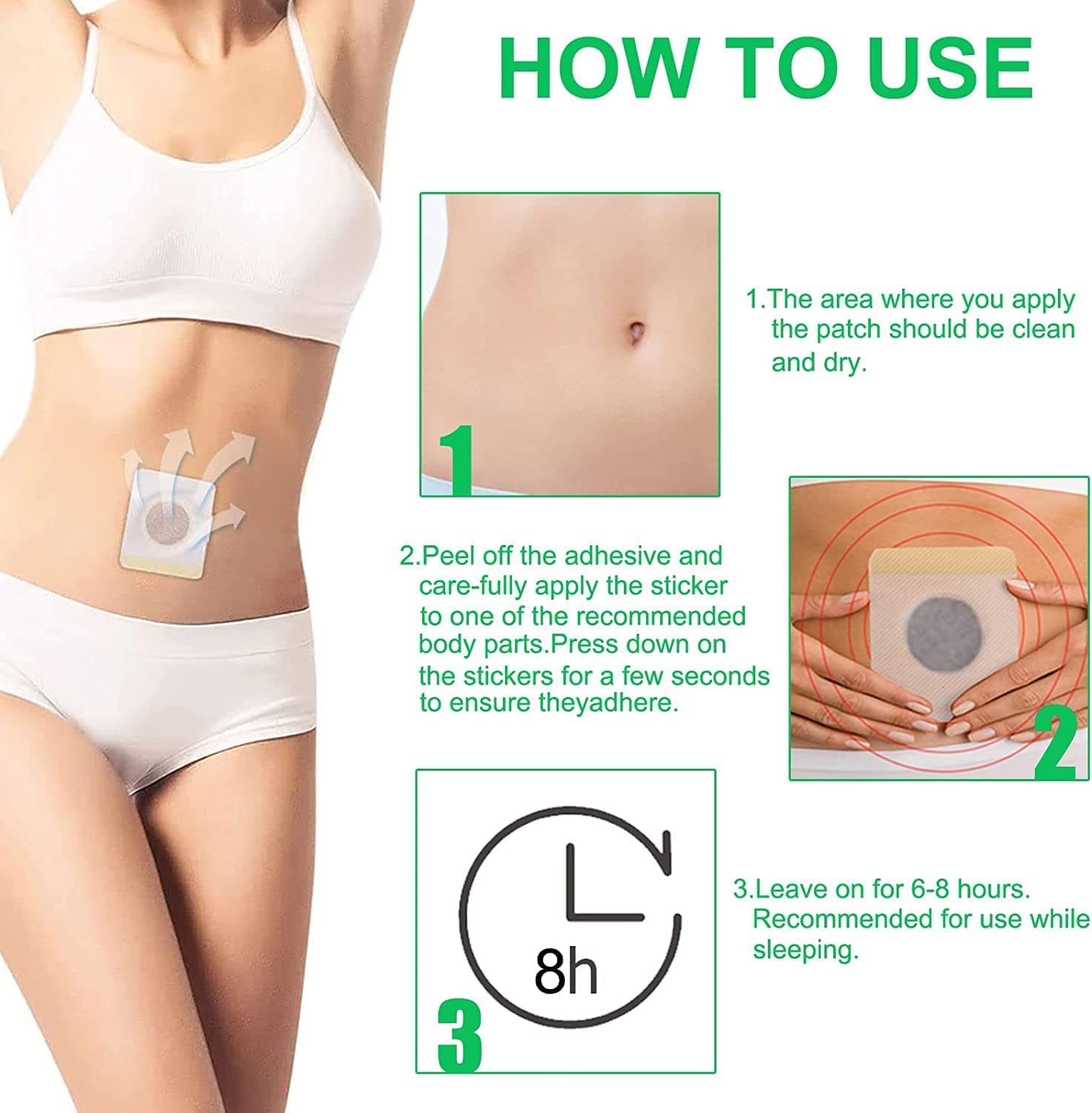 Hairline Mugwort Belly Button Patch, Natural Mugwort Essence Patch, Moxibustion Patch Hairline buy supplements canada