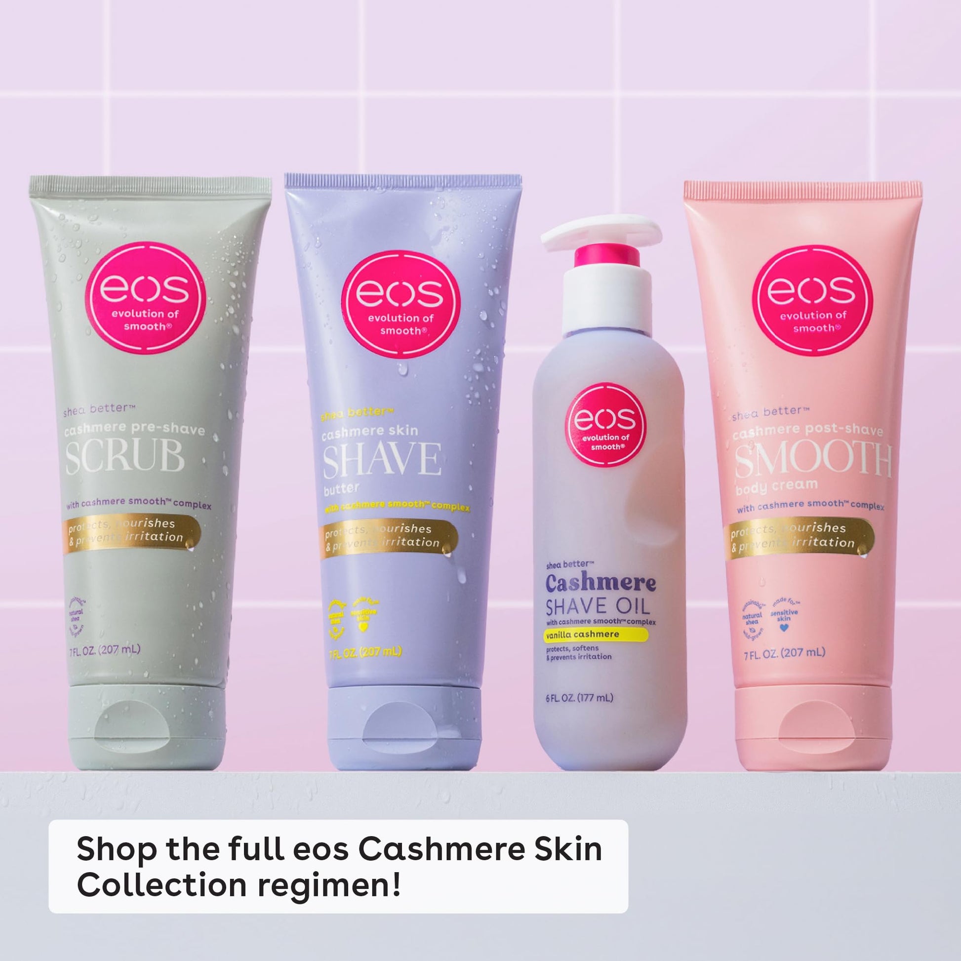 eos Cashmere Skin Collection Pre-Shave Scrub- Vanilla Cashmere, Exfoliating Body Scrub, Vanilla Body Scrub, Hydrating, Shea Sugar, 7 fl oz eos buy supplements canada