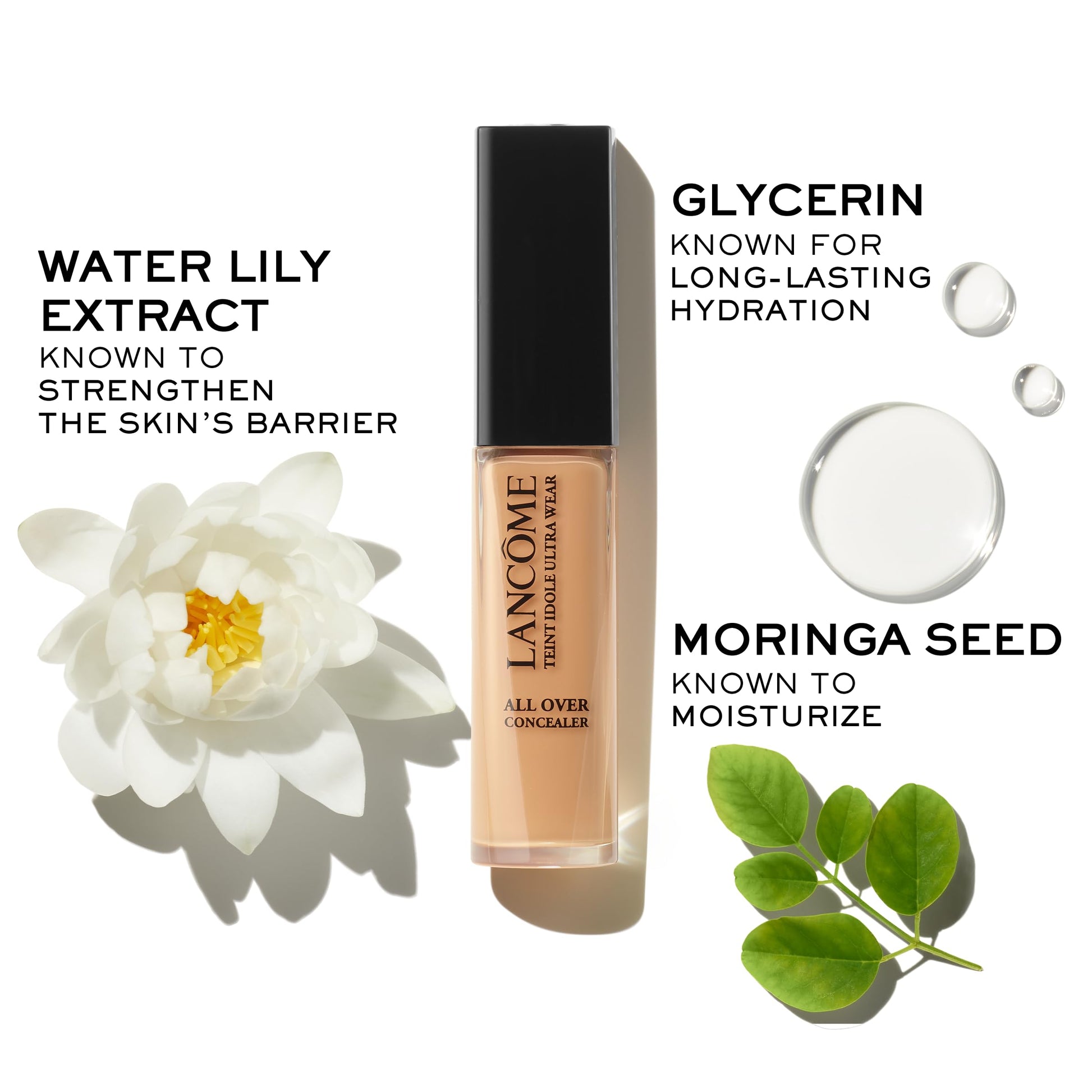 Lancôme Teint Idole Ultra Wear All Over Full Coverage Concealer - Natural Matte Finish & Lightweight Under Eye Concealer - Up To 24H Wear - 215 Buff Neutral Lancôme buy supplements canada