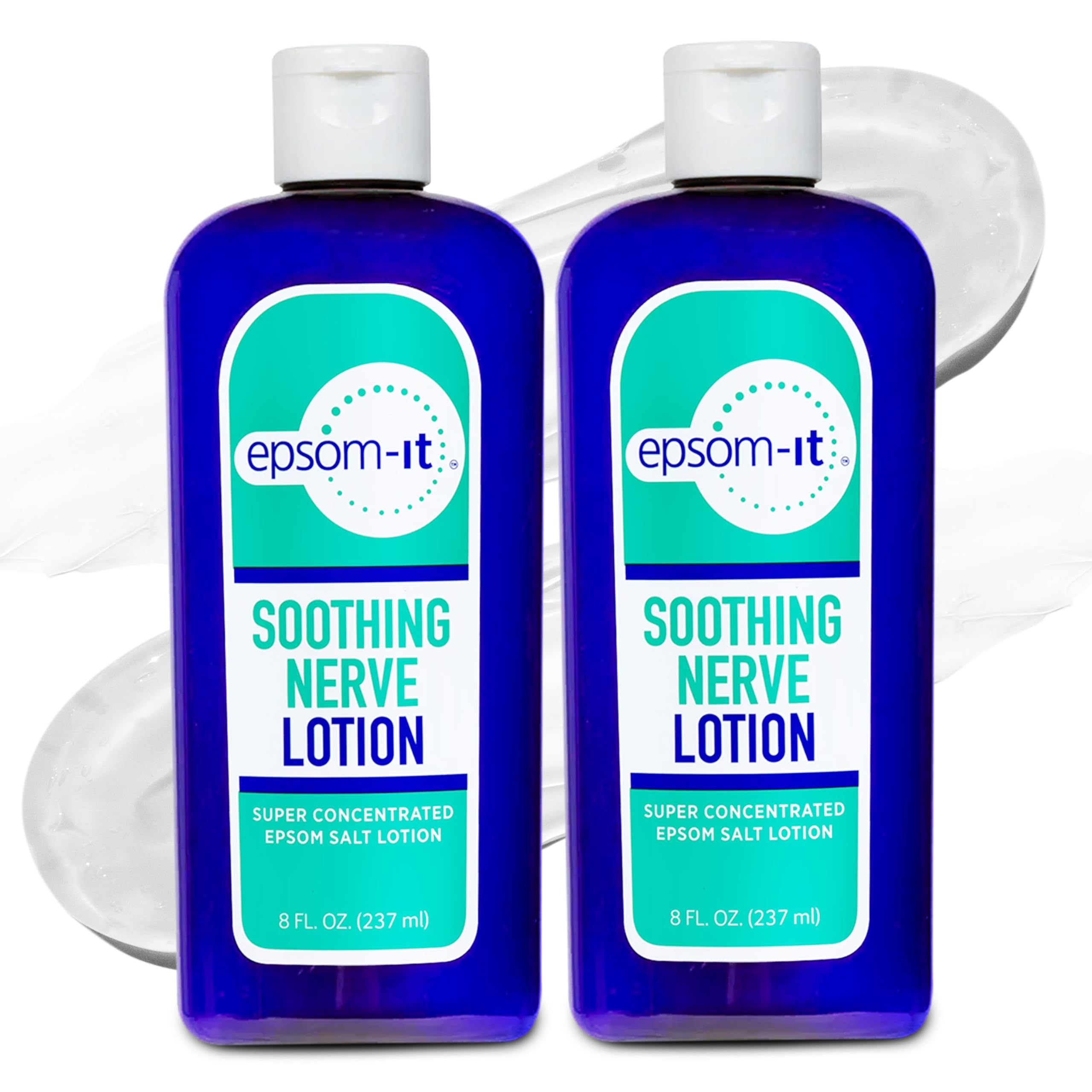 Epsom-It Soothing Nerve Lotion - Epsom Salt Magnesium Lotion, Topical Magnesium Cream with Capsaicin & Arnica to Provide Comfort for Legs, Knee and Feet, 8.0 oz., 2-Pack EPSOM-IT buy supplements canada