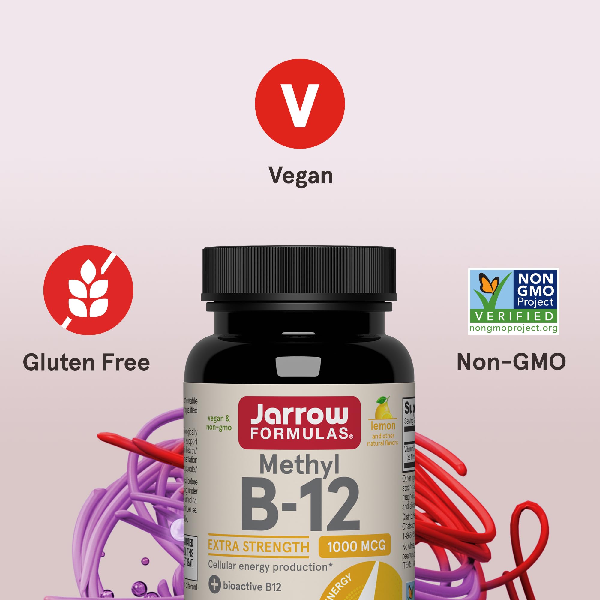 Jarrow Formulas Methyl Vitamin B-12 1000 mcg, 100 Chewable Tablets, Lemon Flavored- Bioactive B12 Vitamin - Supports Cellular Energy Production Jarrow Formulas buy supplements canada