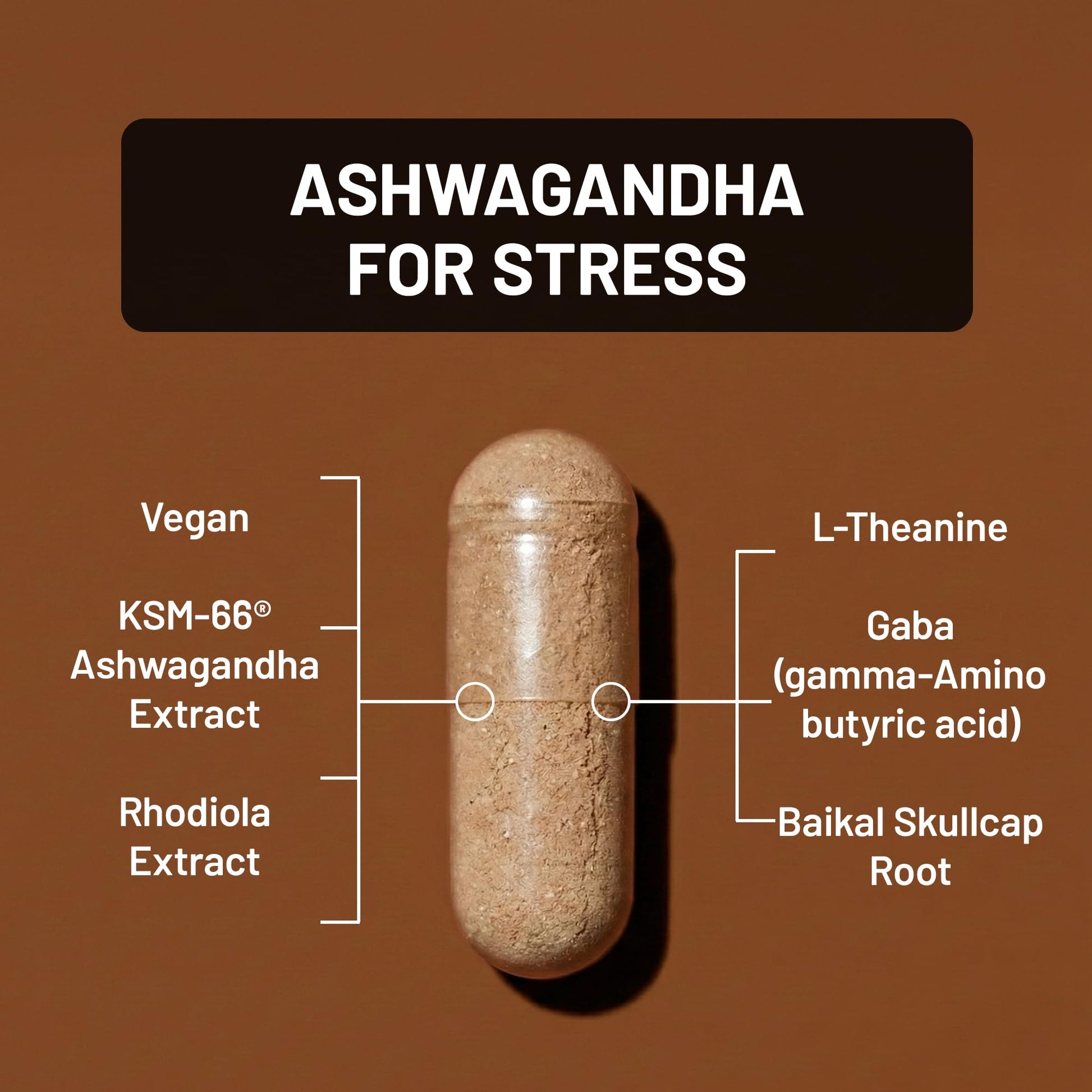 NatureWise Ashwagandha for Stress - With KSM-66 Extract, GABA, L-Theanine, Rhodiola Rosea - Herbal Mood & Sleep Support - Vegan, Non-GMO, Gluten-Free - 60 Capsules[1-Month Supply] NatureWise buy supplements canada