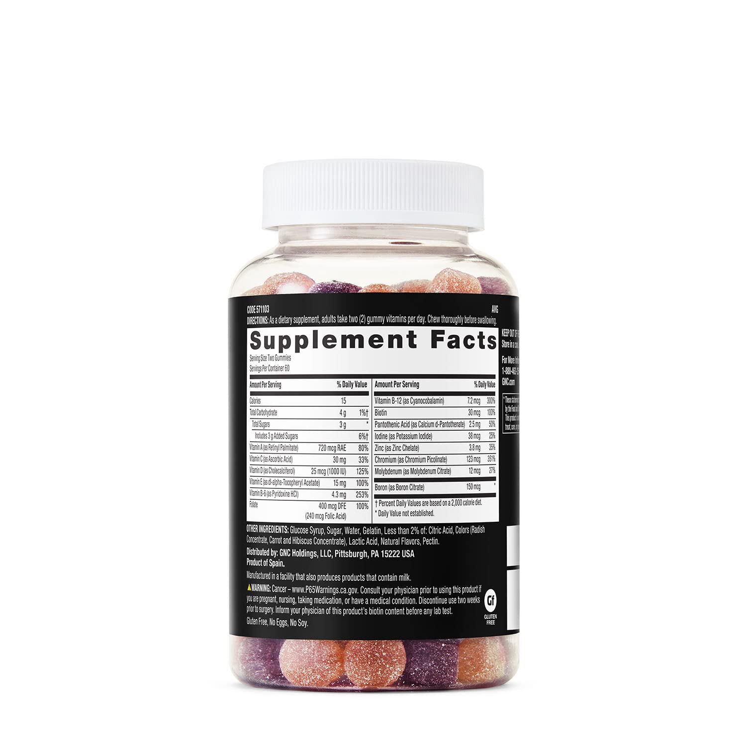 GNC Mega Men Gummy Multivitamin | Supports Energy, Metabolism, and Immune System GNC buy supplements canada