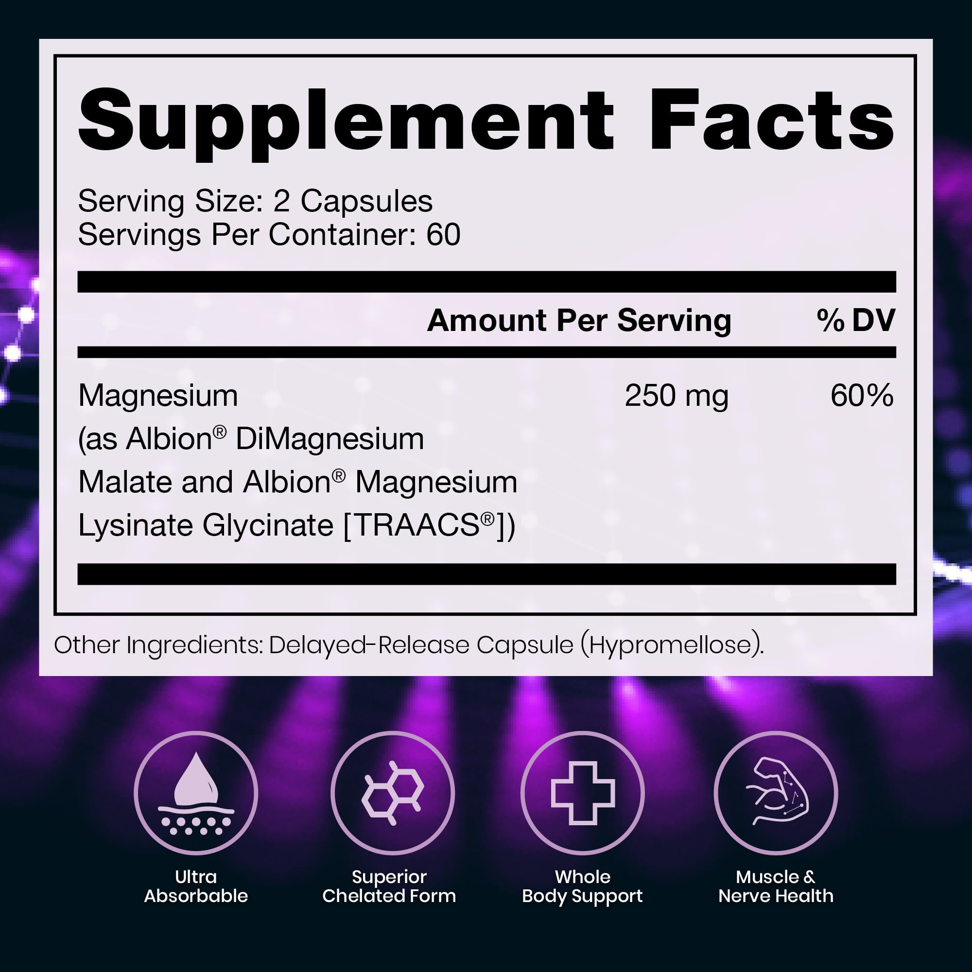 Pure TheraPro Rx Optimum Magnesium Lysinate Glycinate & Di-Magnesium Malate, Made in USA | 2 Month Supply | Chelated for Maximum Absorption, Pure Therapro Rx buy supplements canada