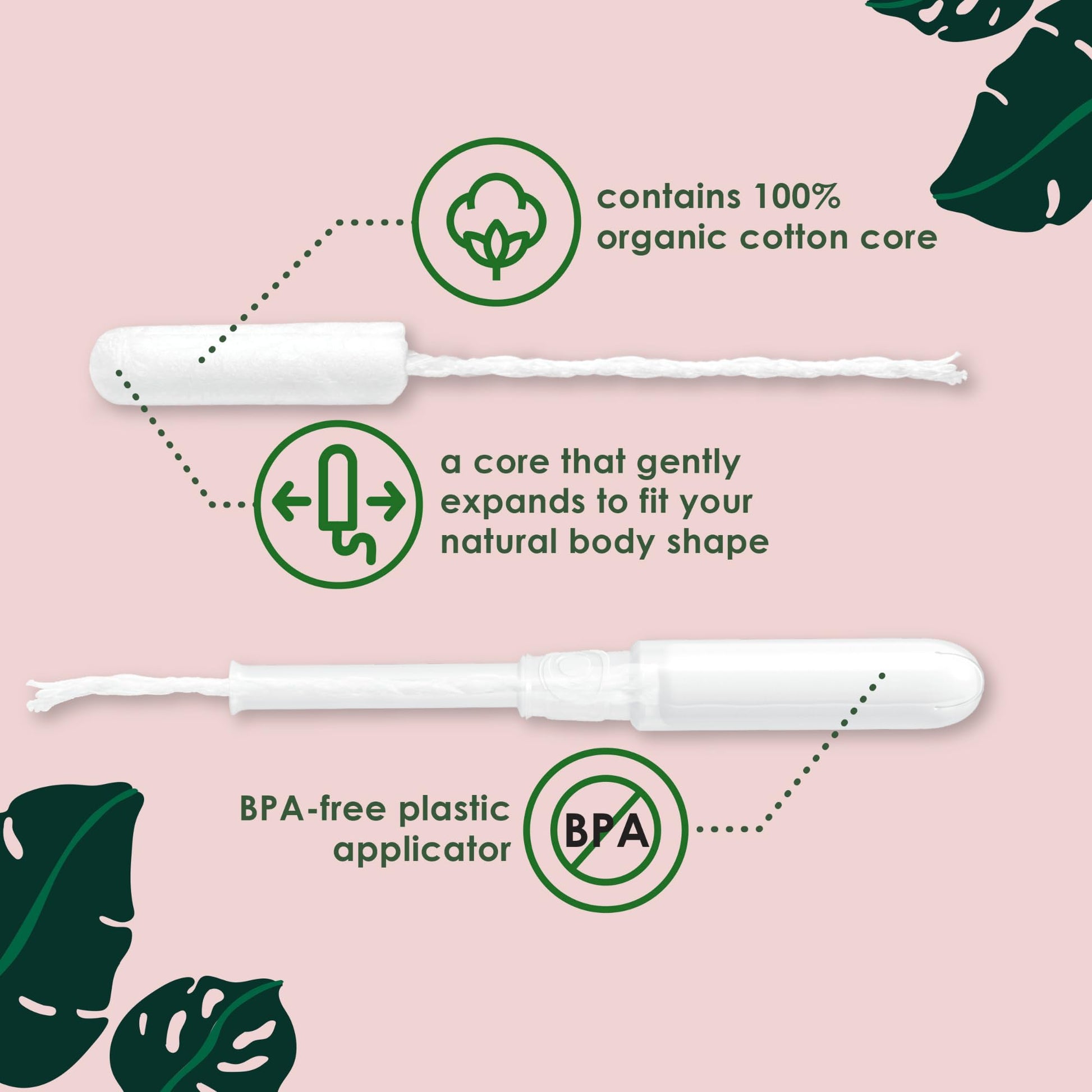 L. Organic Cotton Tampons - Regular 42 Count x 2 Packs (84 Count Total) (Packaging May Vary) L. buy supplements canada