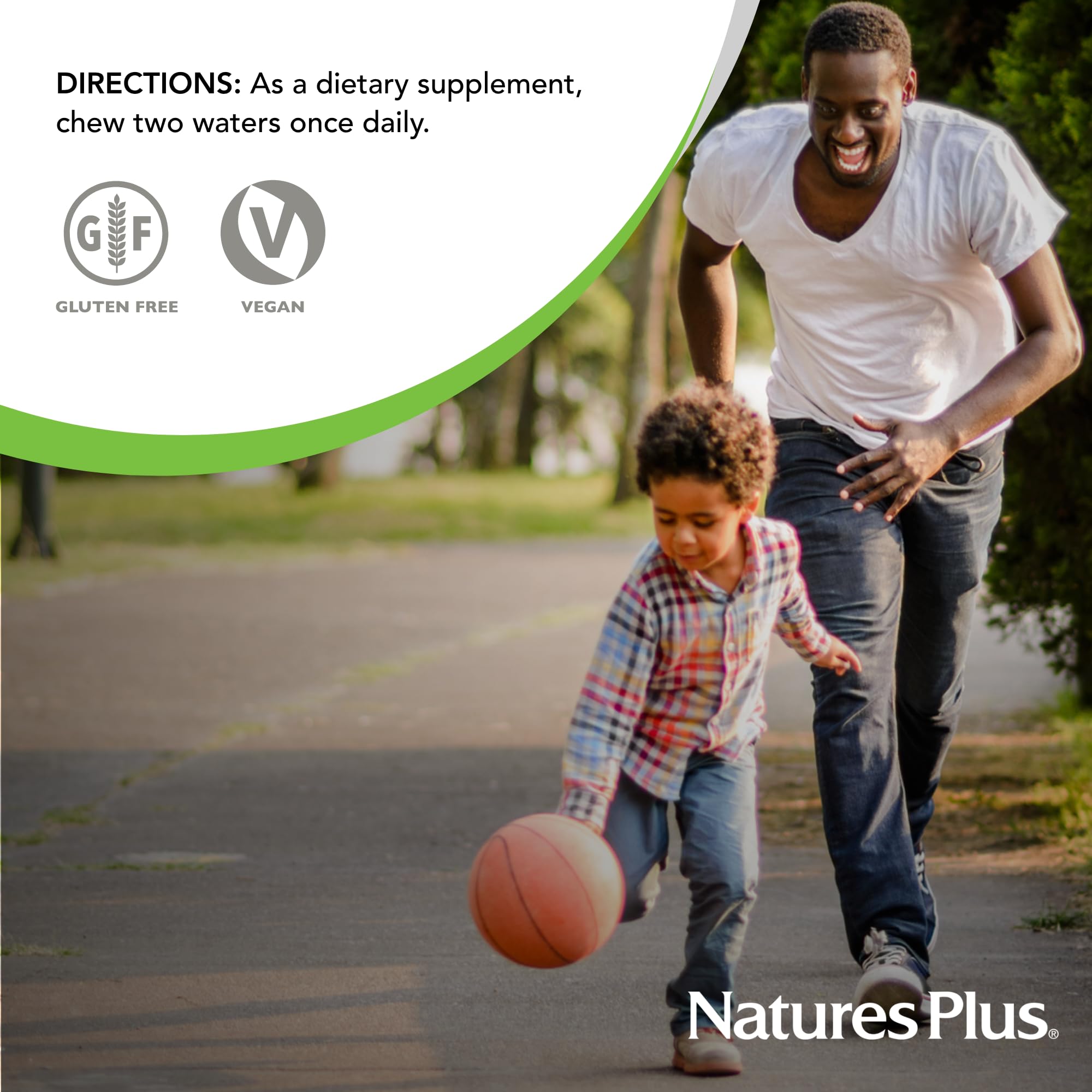 Natures Plus Source of Life Adult’s Chewable, Apple Cinnamon - 90 Wafers, Pack of 2 - Multi-Vitamin & Mineral Supplement - Gluten Free, Vegetarian - 90 Total Servings NaturesPlus buy supplements canada
