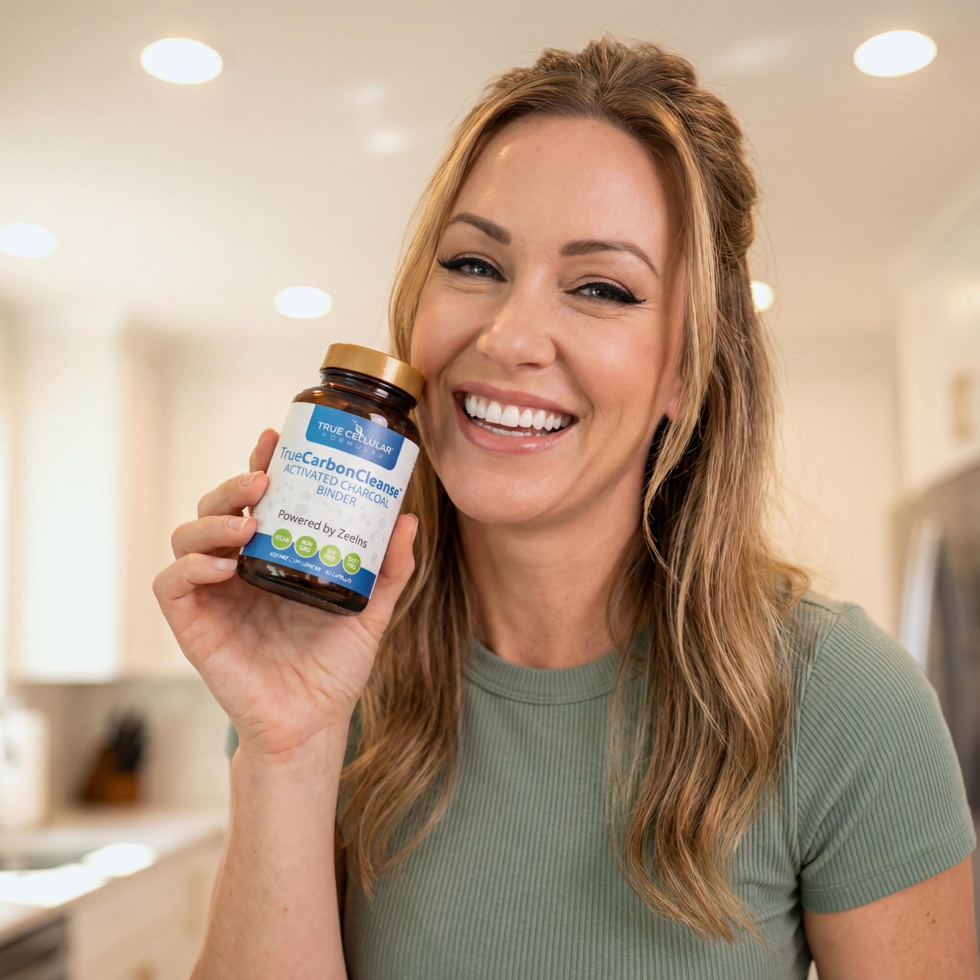Gut Detox & Liver Cleanse - Organic Activated Charcoal Capsules with Clinoptilolite Zeolite Binder - TrueCarbonCleanse™ Carbon Supplement - 60 Bamboo Charcoal Pills True Cellular Formulas buy supplements canada