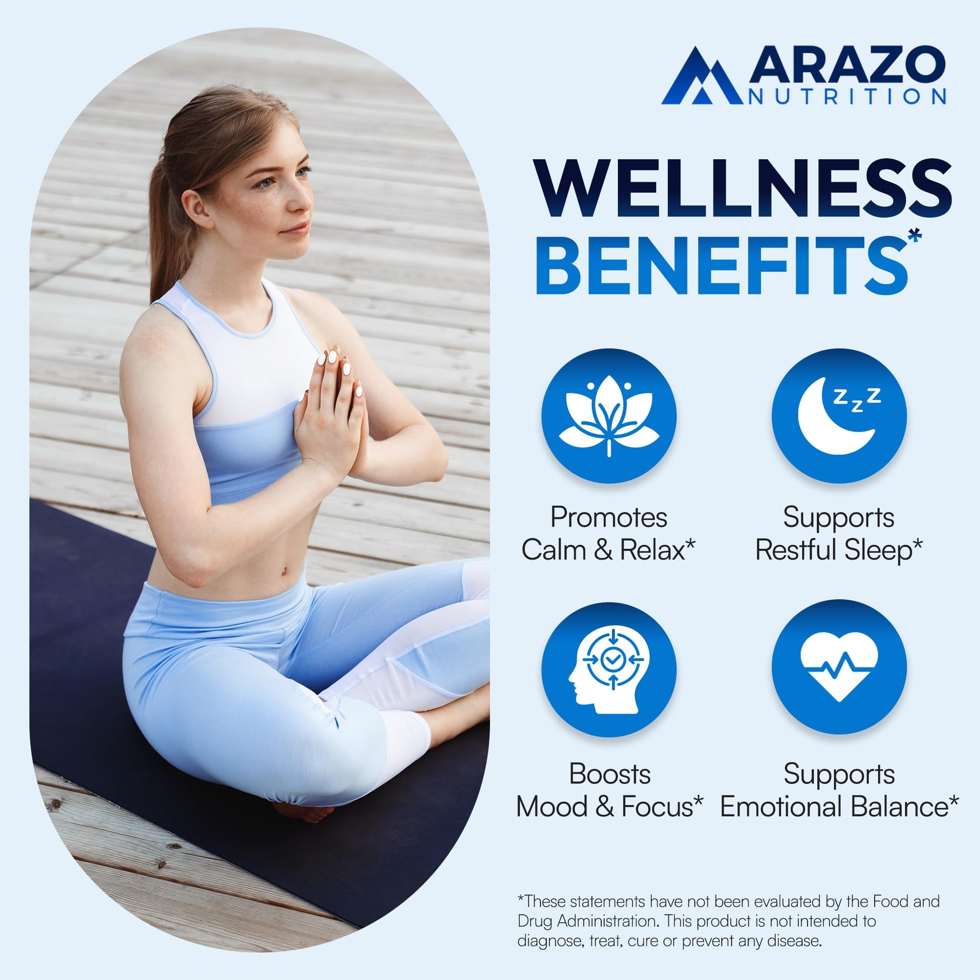5-HTP 200 MG Per Serving Plus Calcium for Mood, Sleep – Supports Calm and Relaxed Mood – 99% High Purity – 120 Capsules – Arazo Nutrition Arazo Nutrition buy supplements canada