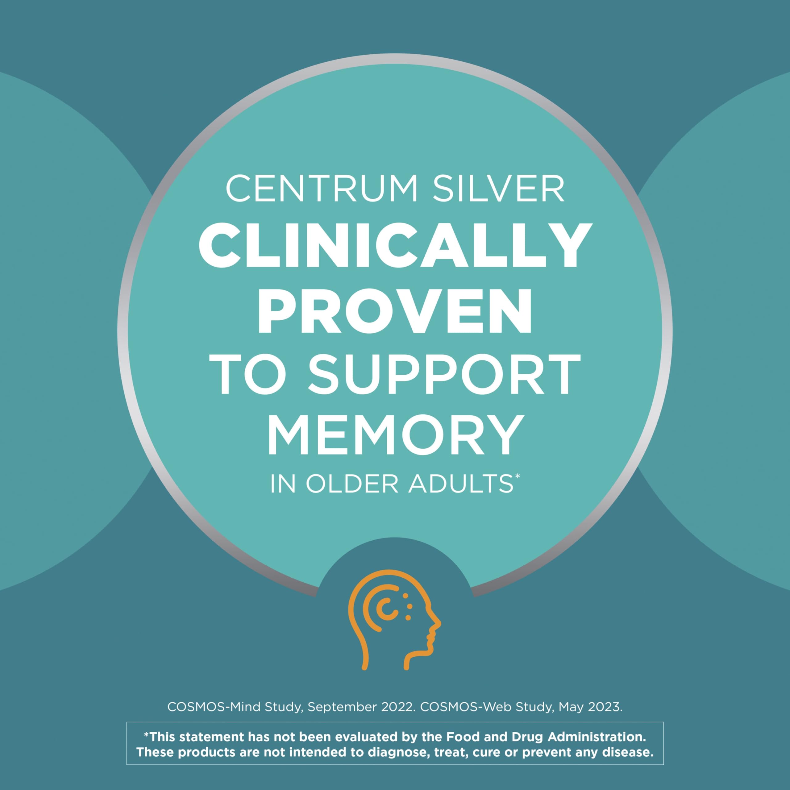 Centrum Silver Multivitamin for Adults 50 Plus, Multivitamin/Multimineral Supplement, Vitamin D3, B-Vitamins, Gluten Free Centrum buy supplements canada