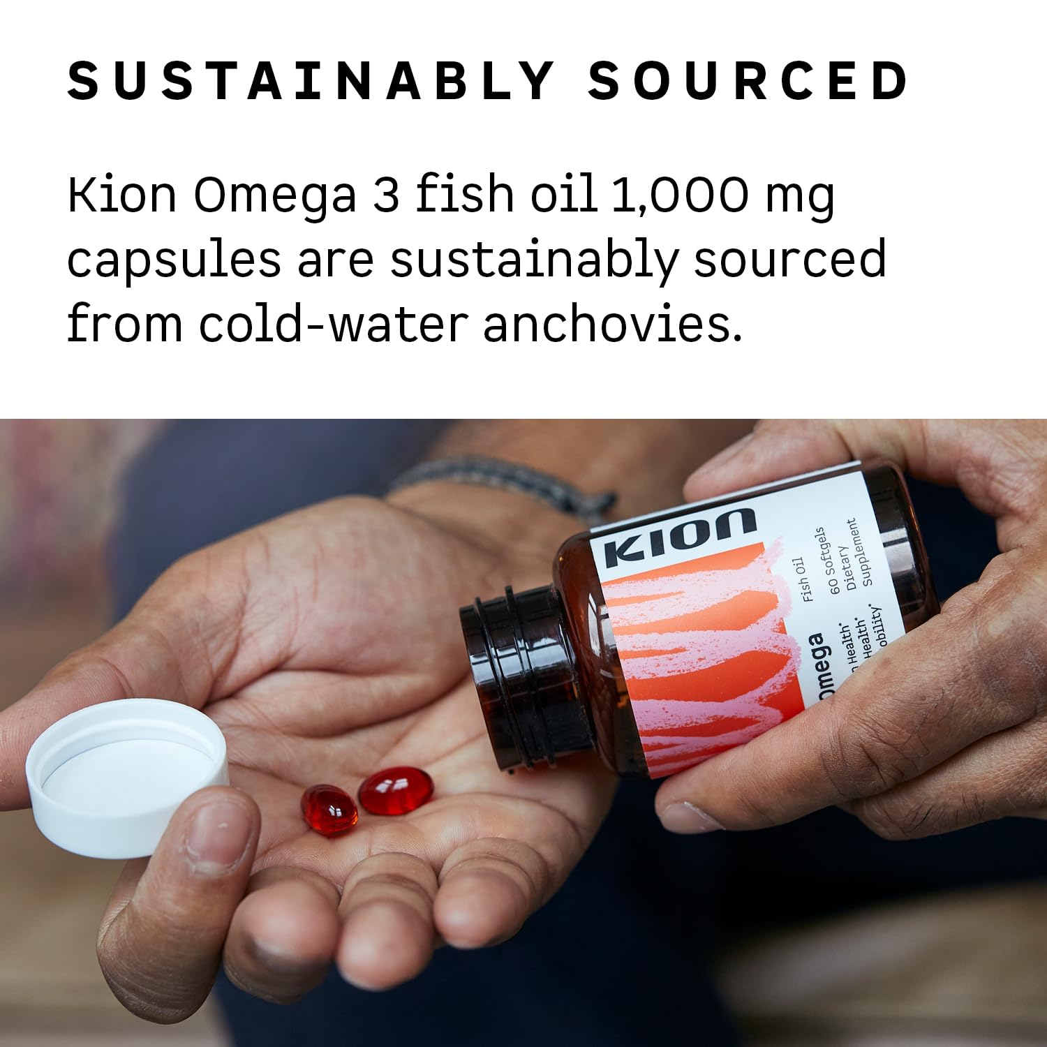 Kion Omega - Omega 3 Fatty Acid Supplements - DHA Supplements - Mini Fish Oil Softgels - Omega 3 DHA EPA Fish Oil Pills - Fish Oil 1,000 mg - 30 Servings Kion buy supplements canada