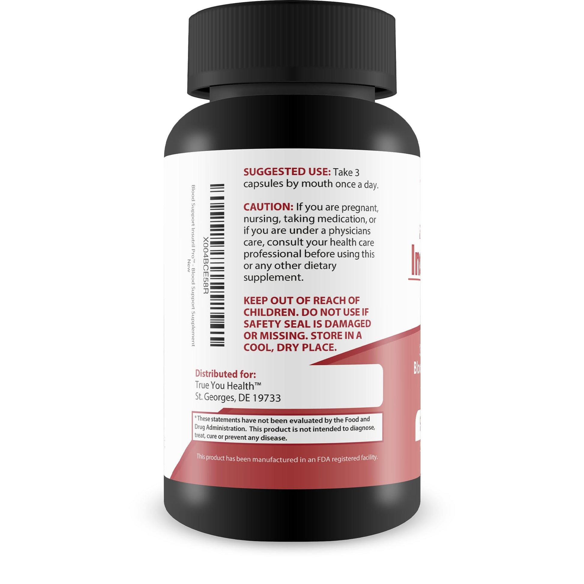 Blood Support Insutril Pro - Our Best Sugar Health & Blood Health Support Supplement - Circulatory Health Support - Blood Balance Blood Boost Blood Circulation Supplements - Health Blood Balance Pills True You Health buy supplements canada