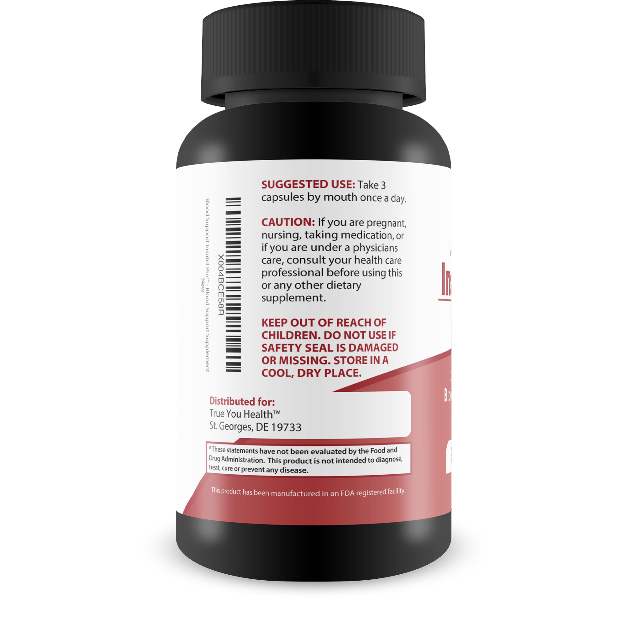Blood Support Insutril Pro - Our Best Sugar Health & Blood Health Support Supplement - Circulatory Health Support - Blood Balance Blood Boost Blood Circulation Supplements - Health Blood Balance Pills True You Health buy supplements canada