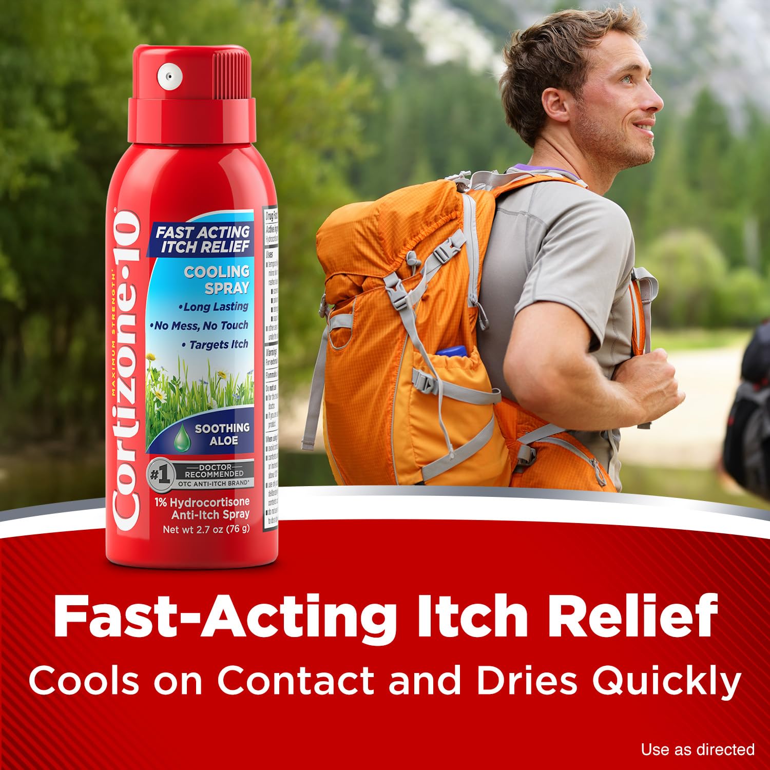 Cortizone 10 Maximum Strength Soothing Aloe Itch Relief Cooling Spray, 1% Hydrocortisone, Fast-Acting, Anti-Itch Spray for Bug Bites, Rash, Eczema, Psoriasis, Poison Ivy, Oak, Sumac, 2.7 oz Cortizone 10 buy supplements canada