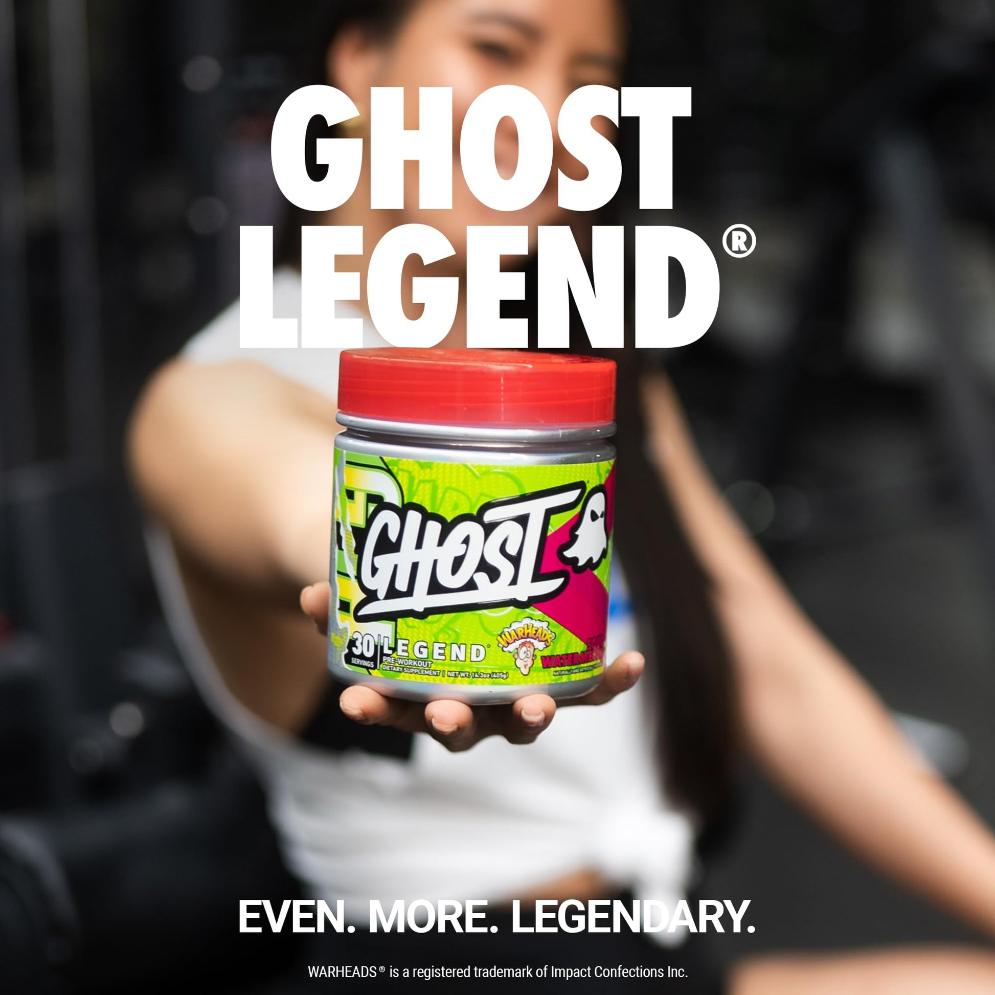 GHOST Legend V3 Pre-Workout Powder, Warheads Sour Watermelon - 30 Servings – Pre GHOST buy supplements canada